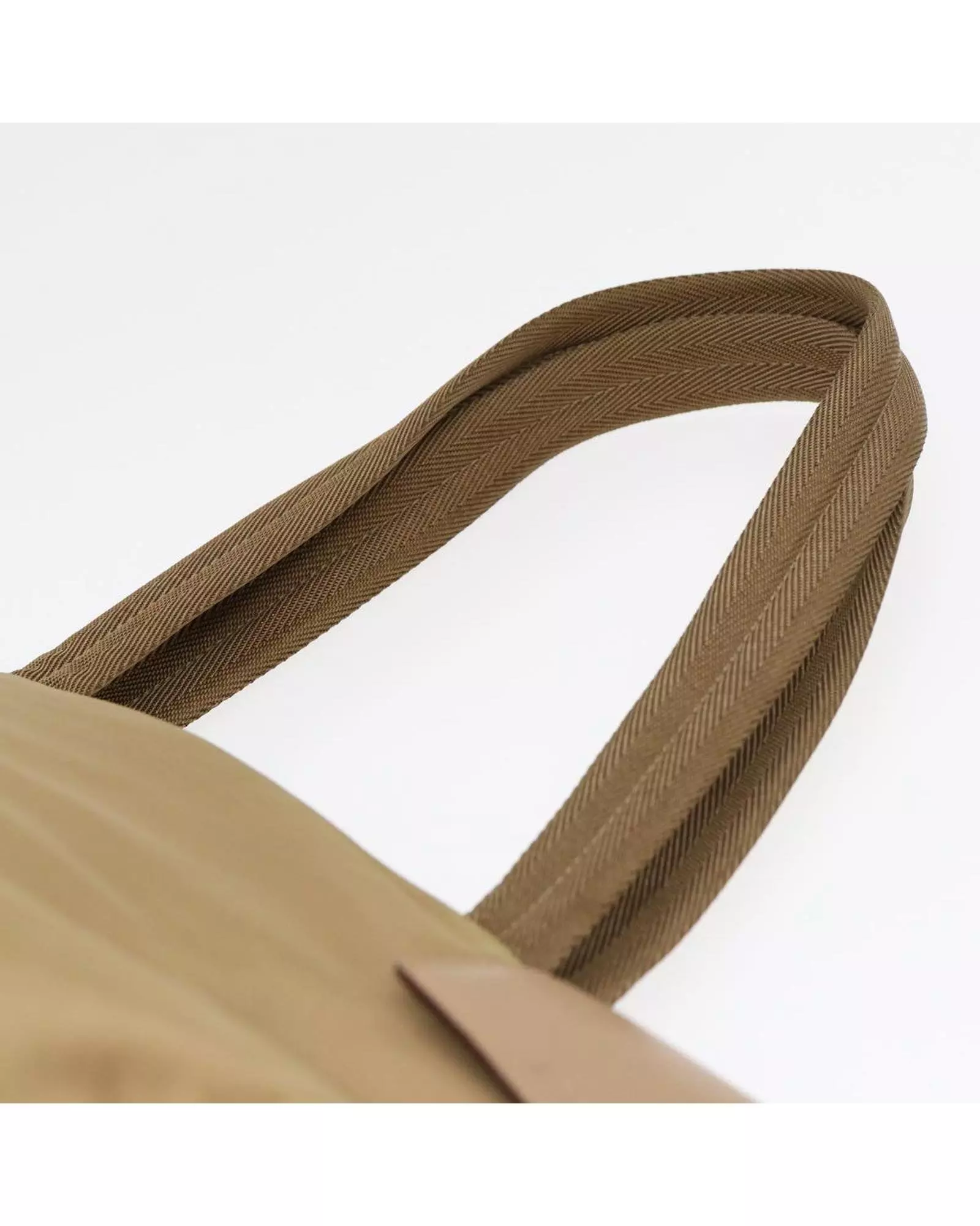 Preloved Nylon Tote Bag Beige Style Women alternative image
