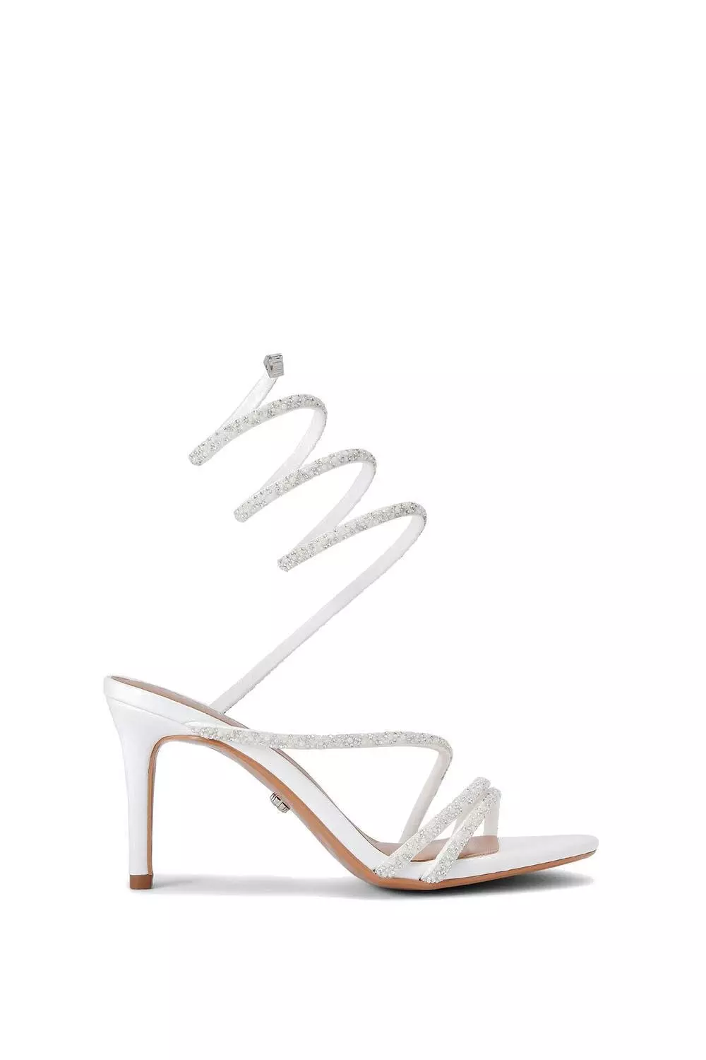 White 'Spiral 80'  Heels alternative image