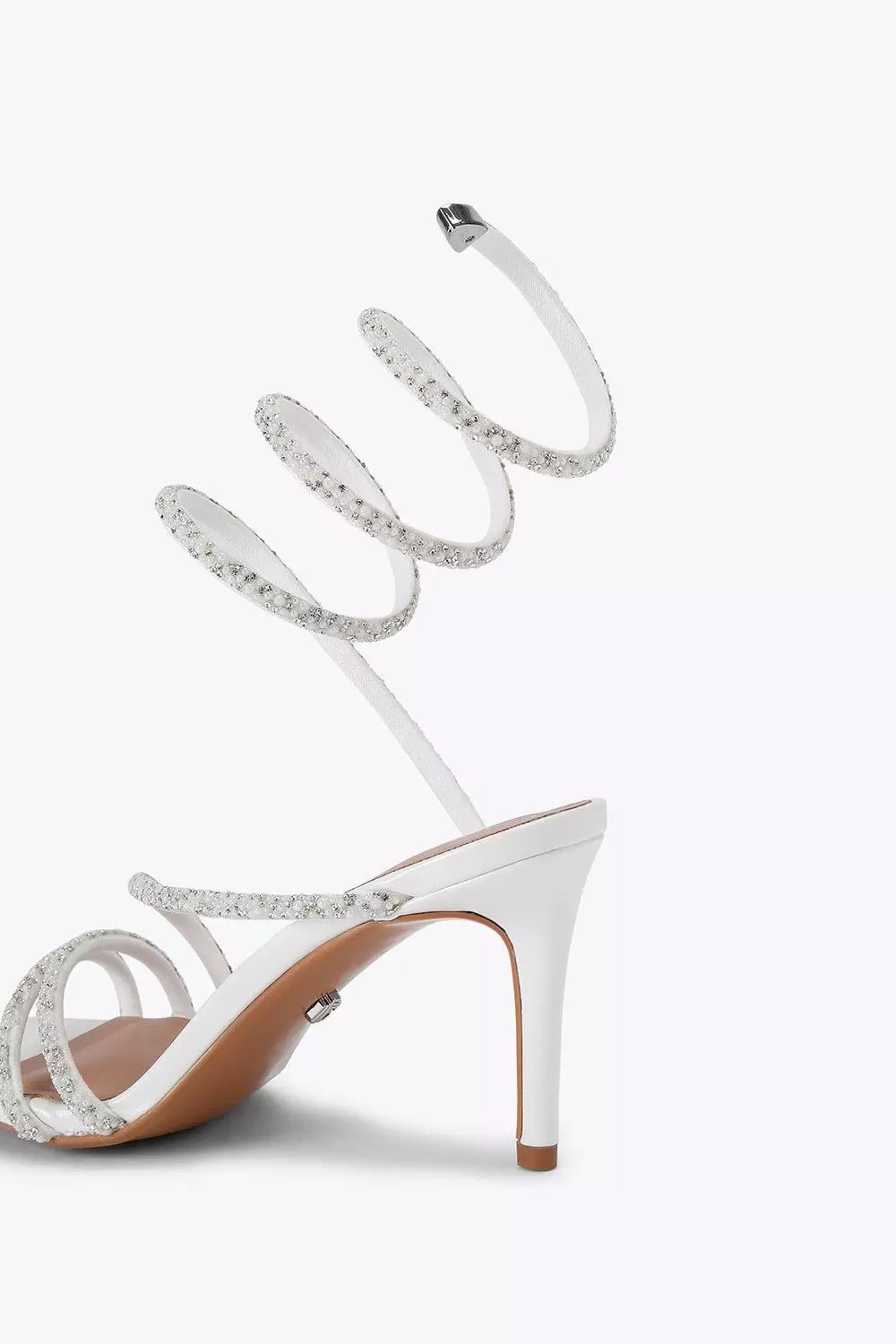 White 'Spiral 80'  Heels alternative image