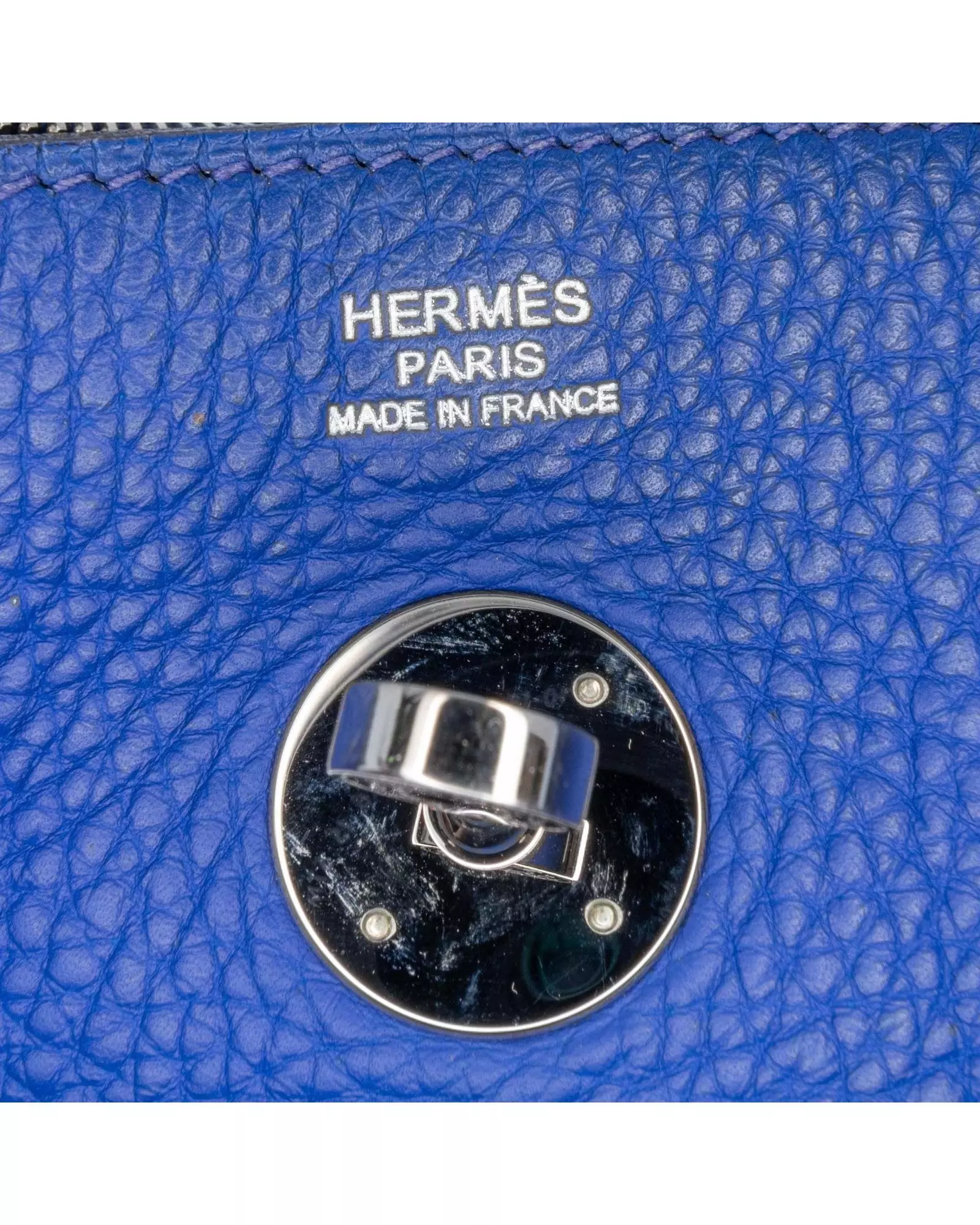 Preloved Herbag Zip 31 Leather Handbag Wo - Blue Messenger Bags alternative image