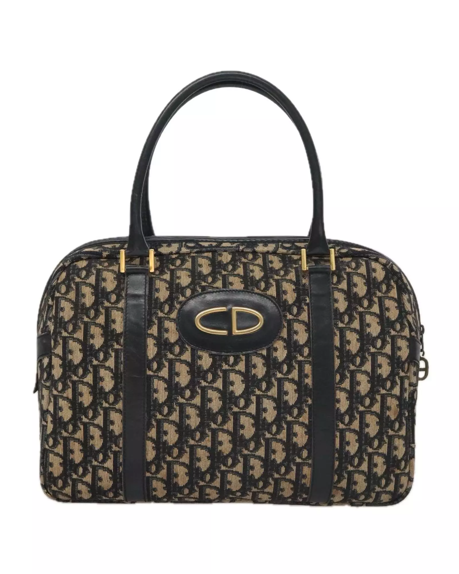 Preloved Vintage CD Logo Satchel Women - Navy Handbags alternative image