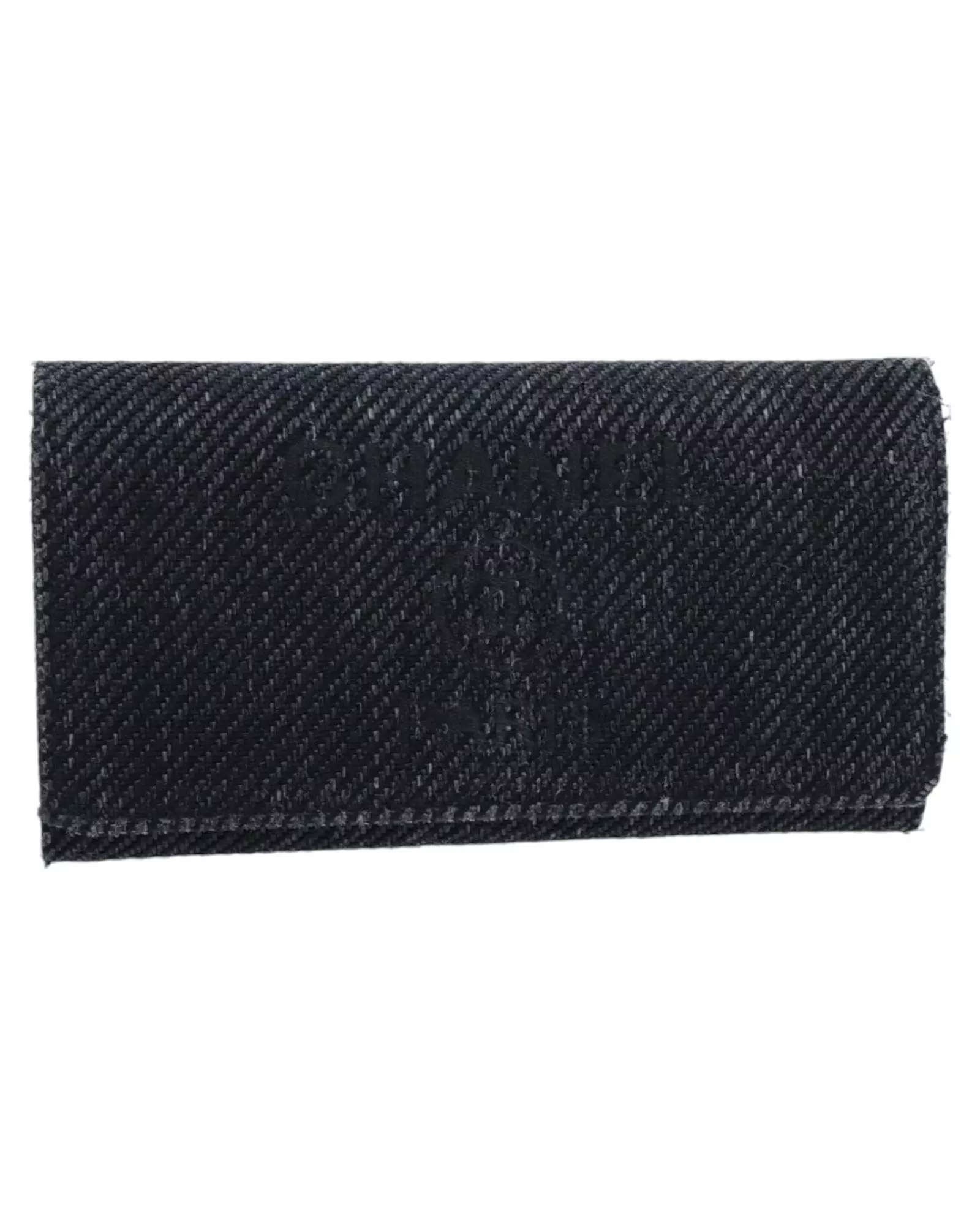 Preloved Denim Wallet Black Women - Grey alternative image
