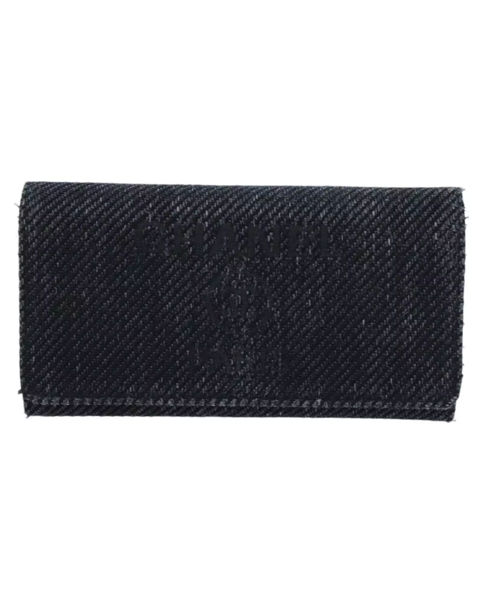 Preloved Denim Wallet Black Women - Grey alternative image