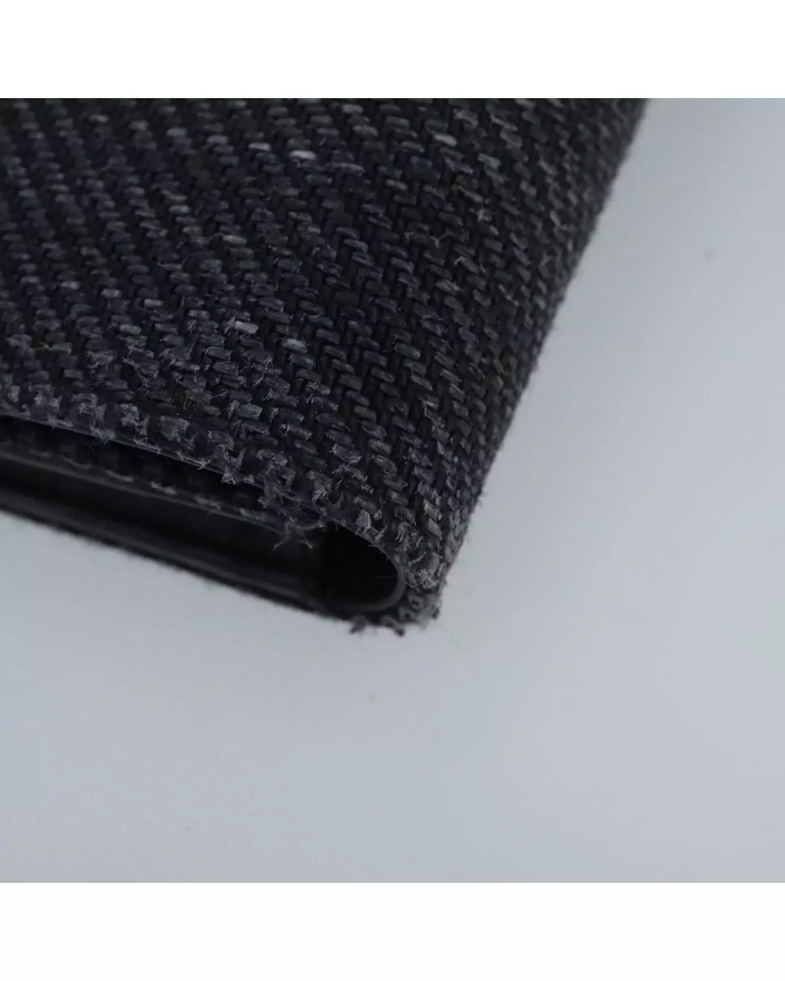 Preloved Denim Wallet Black Women - Grey alternative image