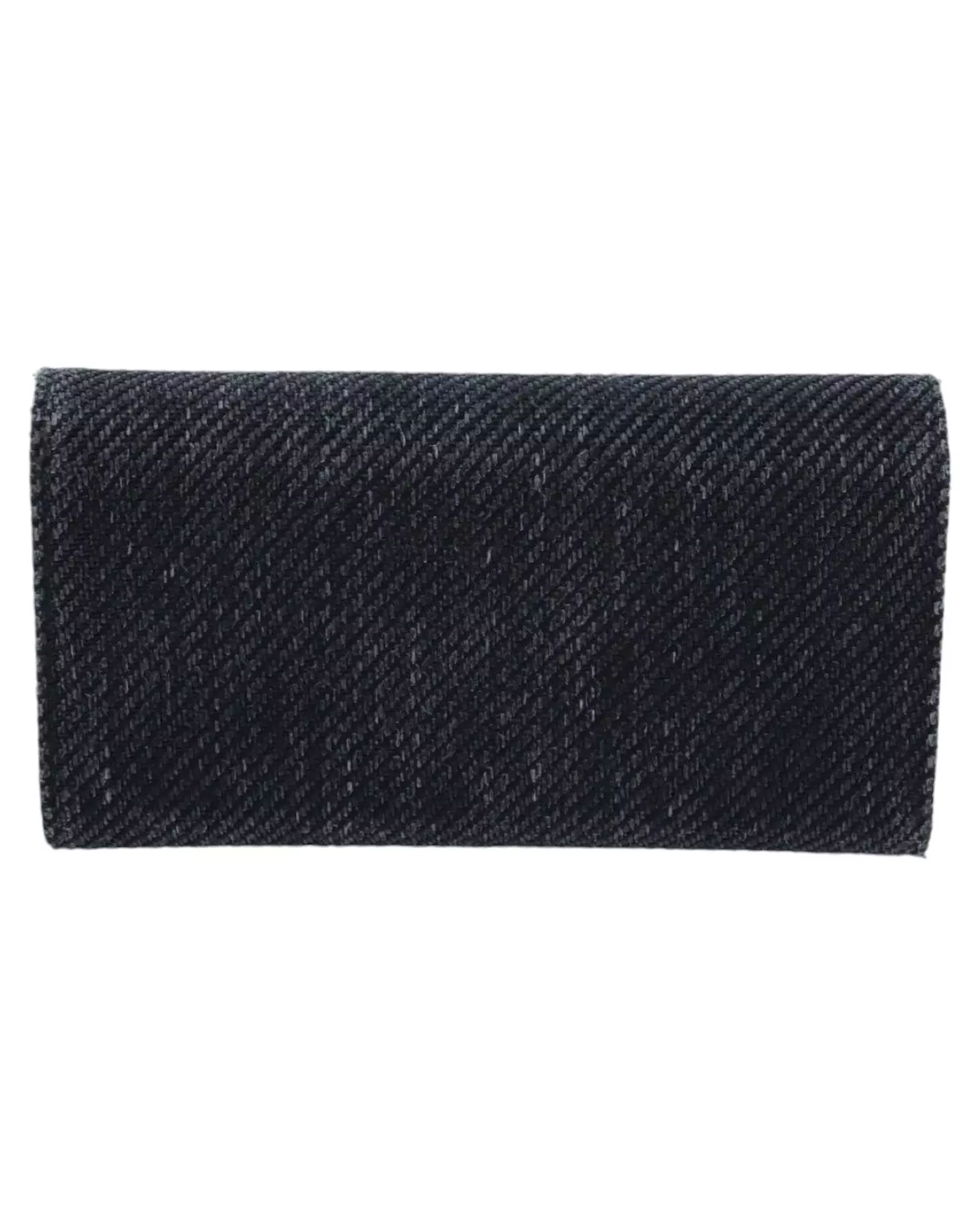 Preloved Denim Wallet Black Women - Grey alternative image