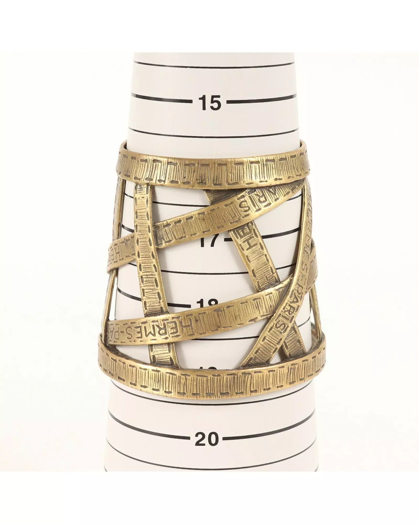 Preloved Tape Measure Cuff Bracelet Gold Women alternative image