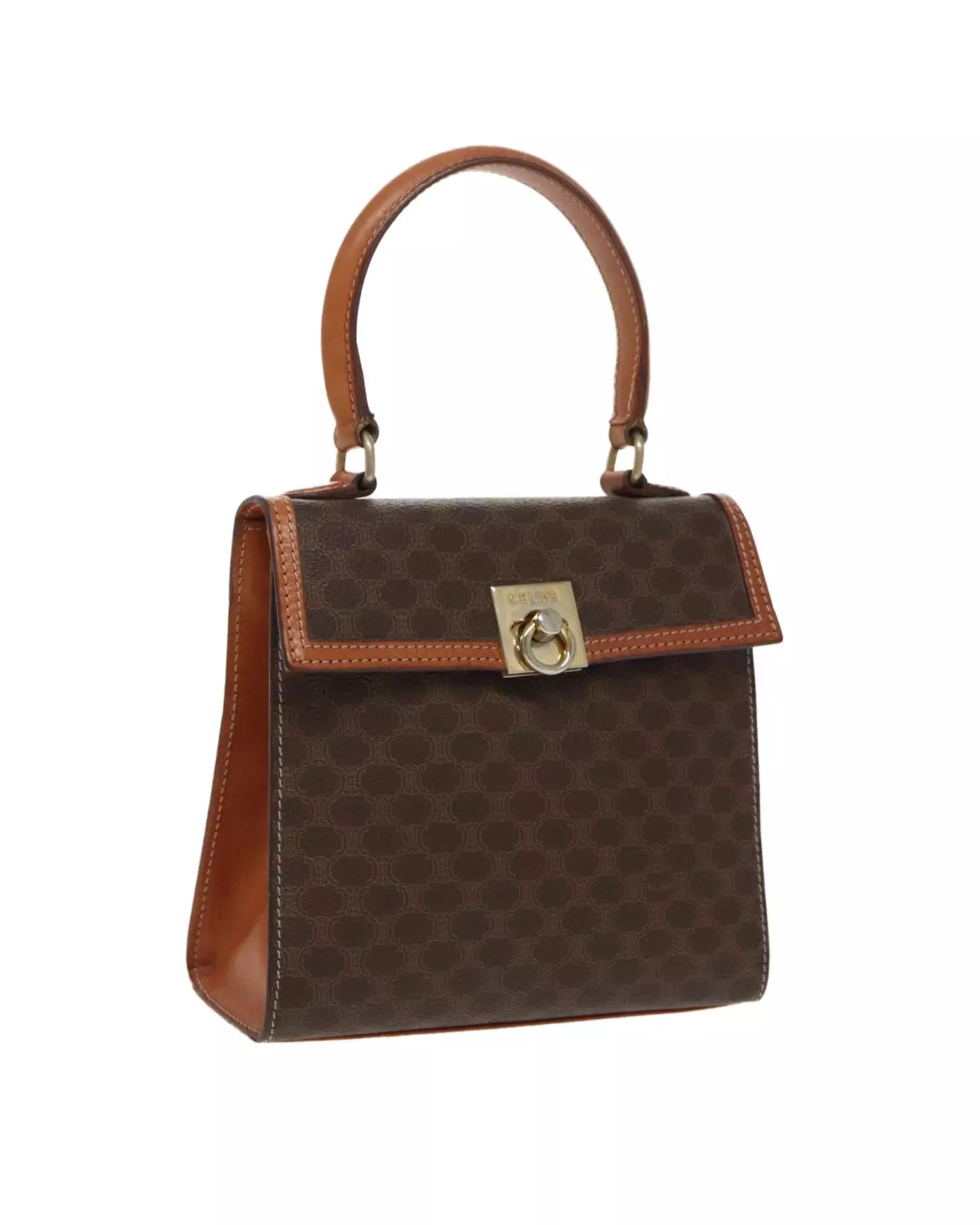 Preloved Vintage Cabas Handbag Women - Brown alternative image