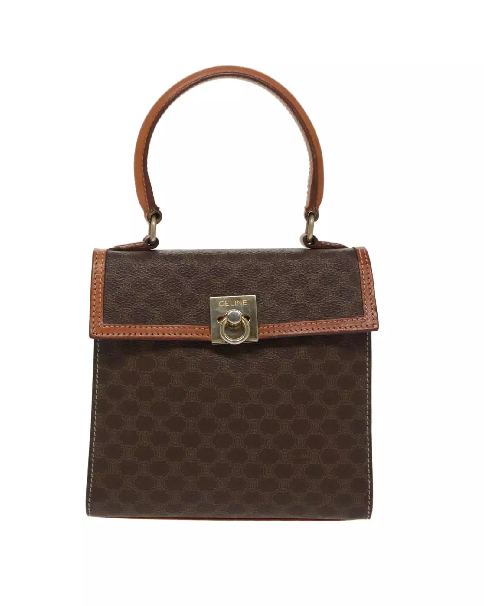 Preloved Vintage Cabas Handbag Women - Brown alternative image