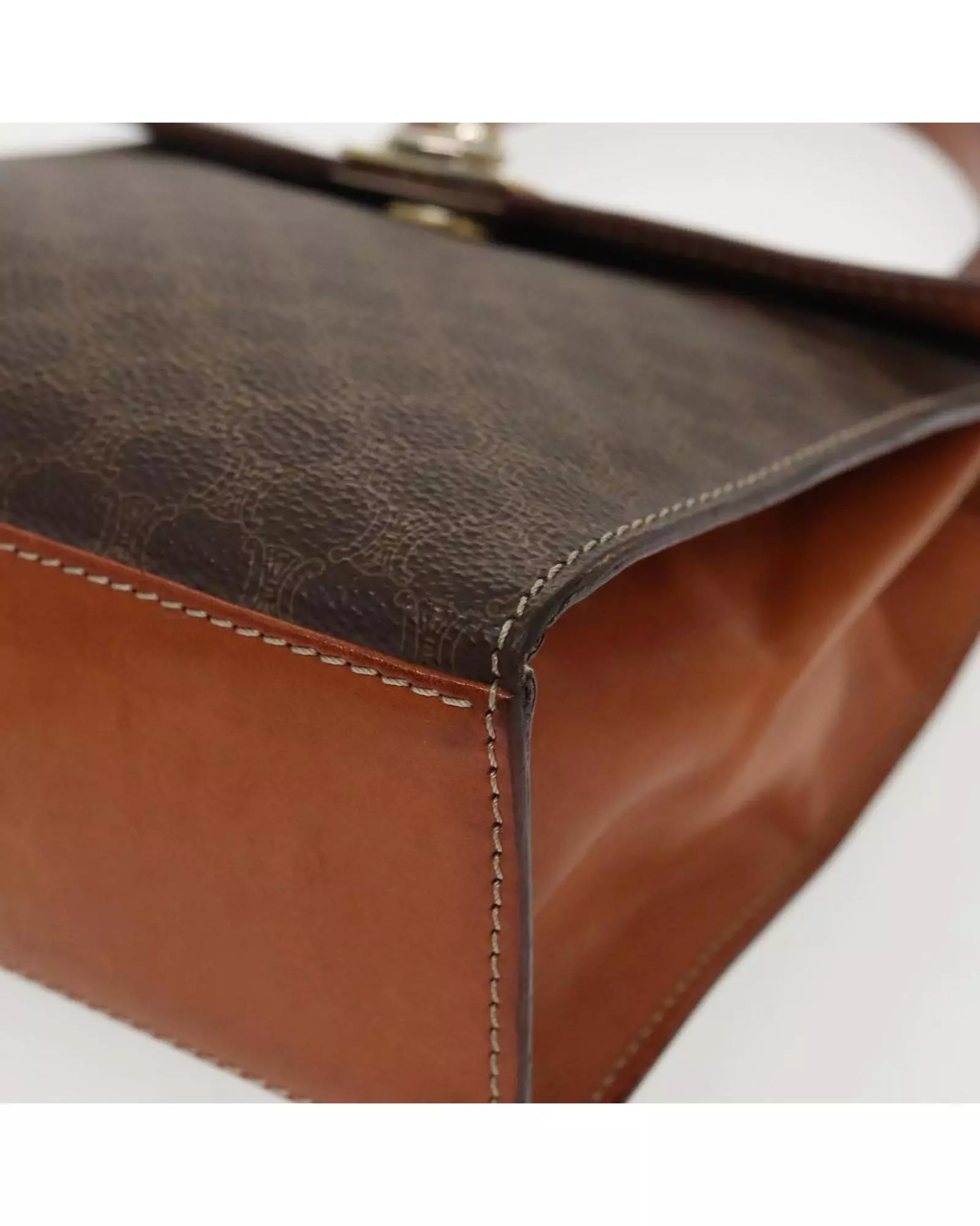 Preloved Vintage Cabas Handbag Women - Brown alternative image