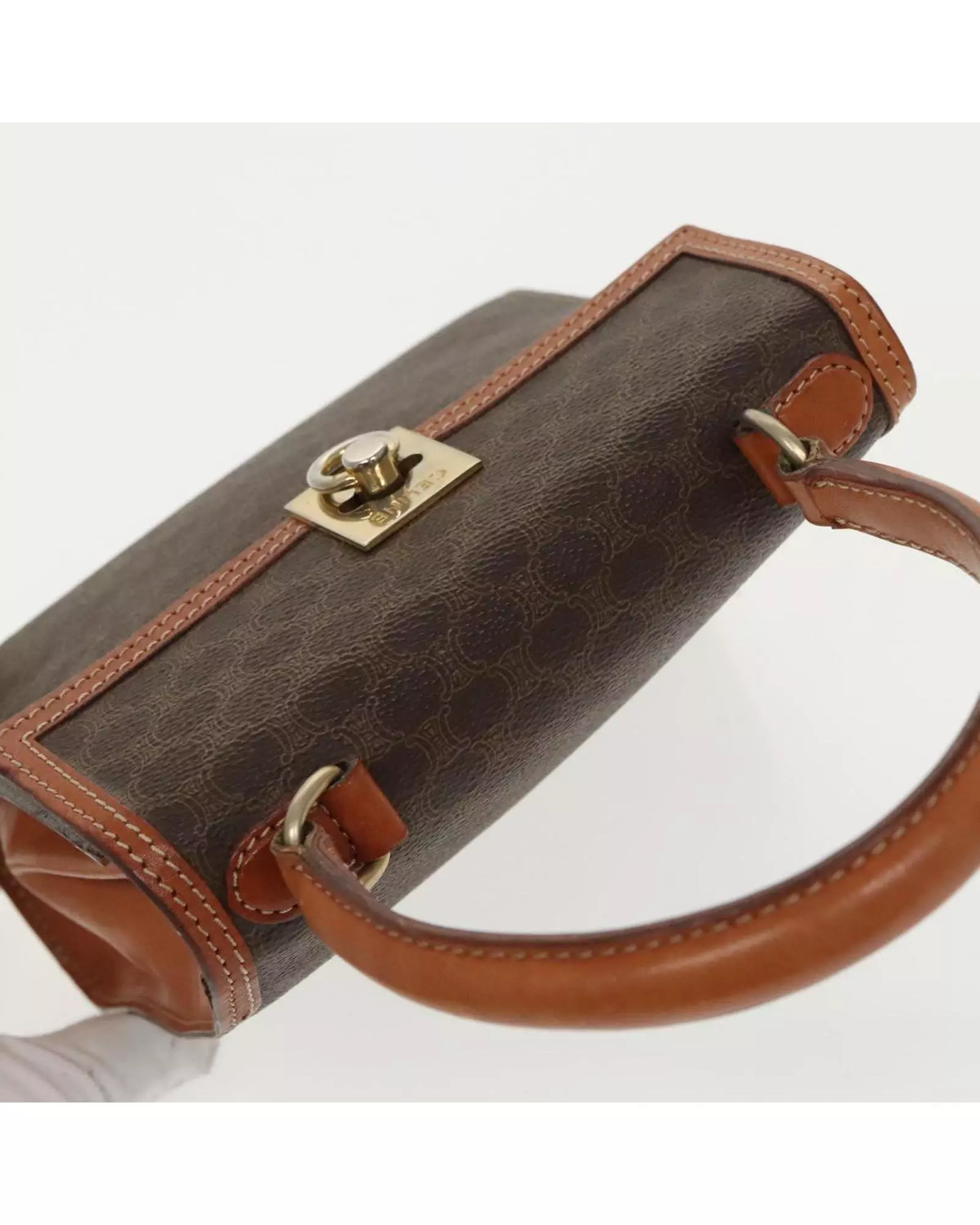 Preloved Vintage Cabas Handbag Women - Brown alternative image