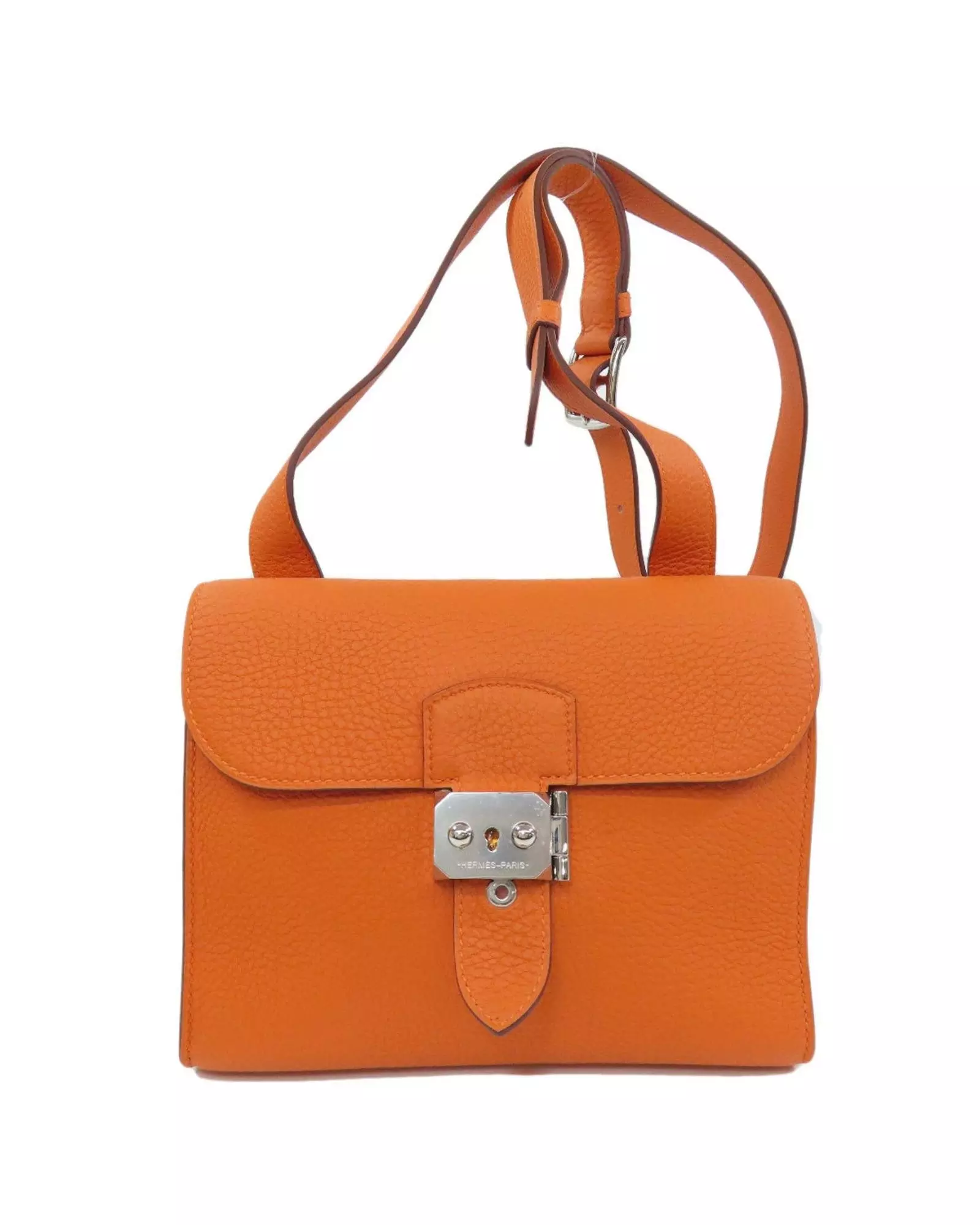 Preloved Mini Kelly Crossbody Bag Wo - Orange Shoulder Bags alternative image