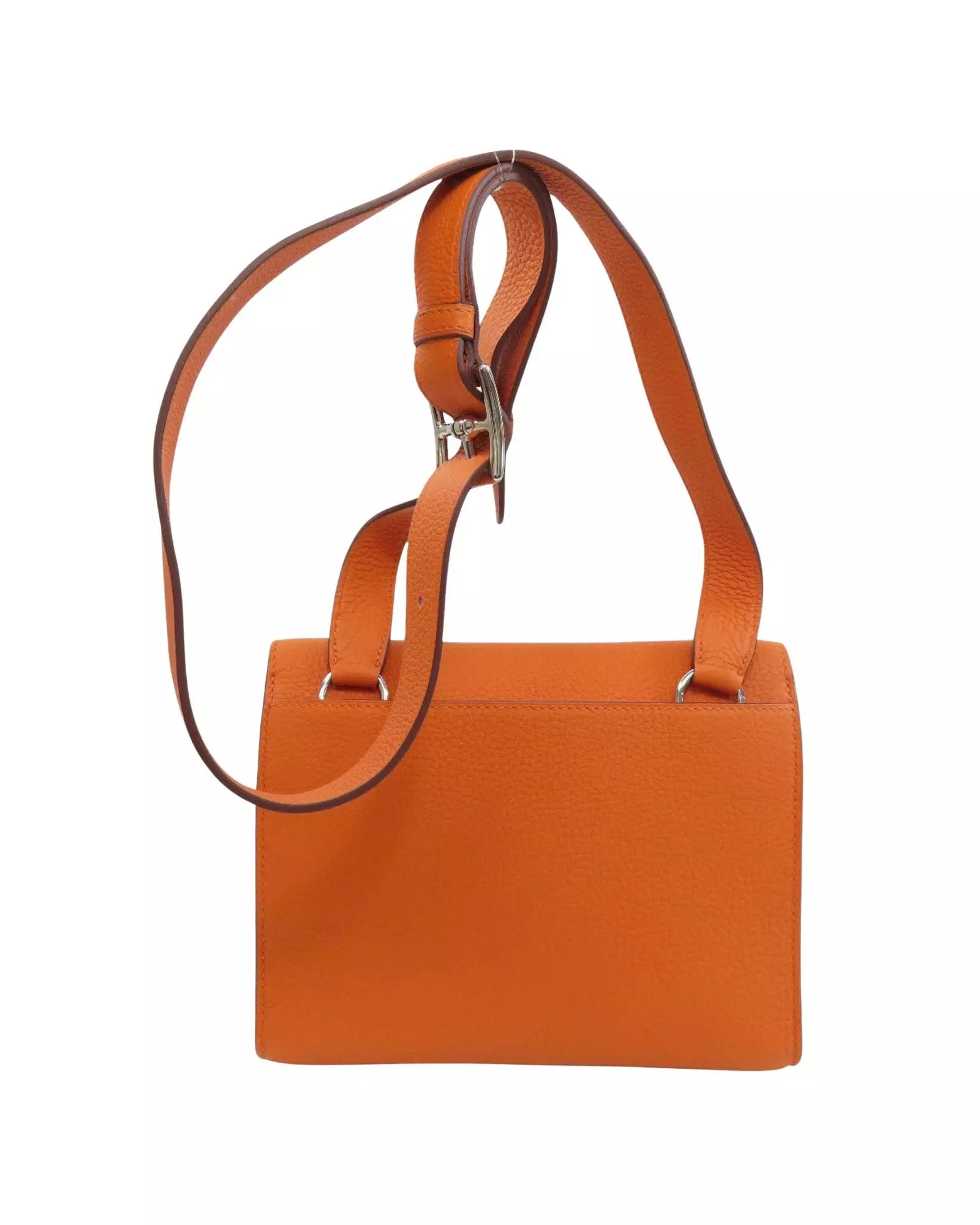 Preloved Mini Kelly Crossbody Bag Wo - Orange Shoulder Bags alternative image