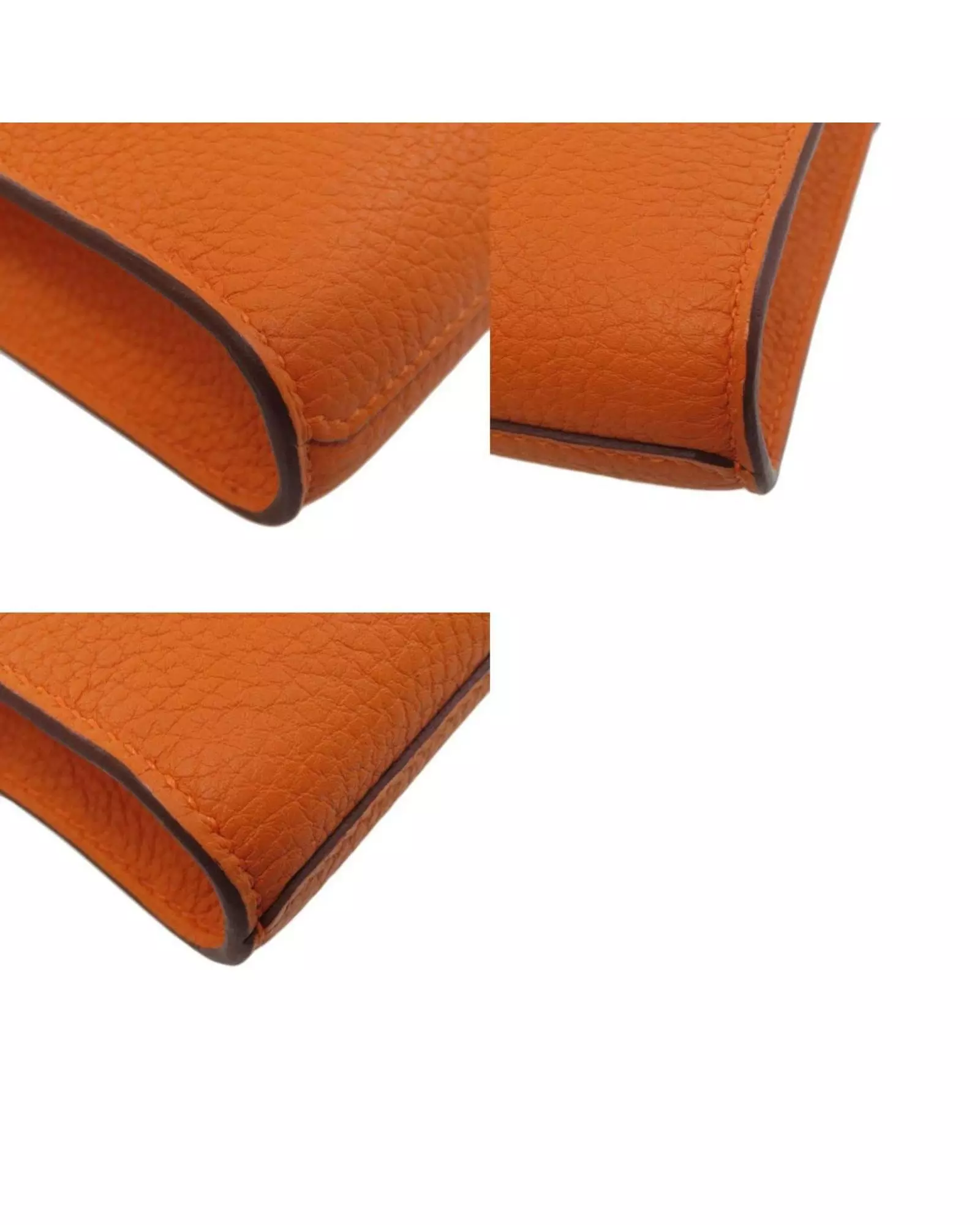 Preloved Mini Kelly Crossbody Bag Wo - Orange Shoulder Bags alternative image