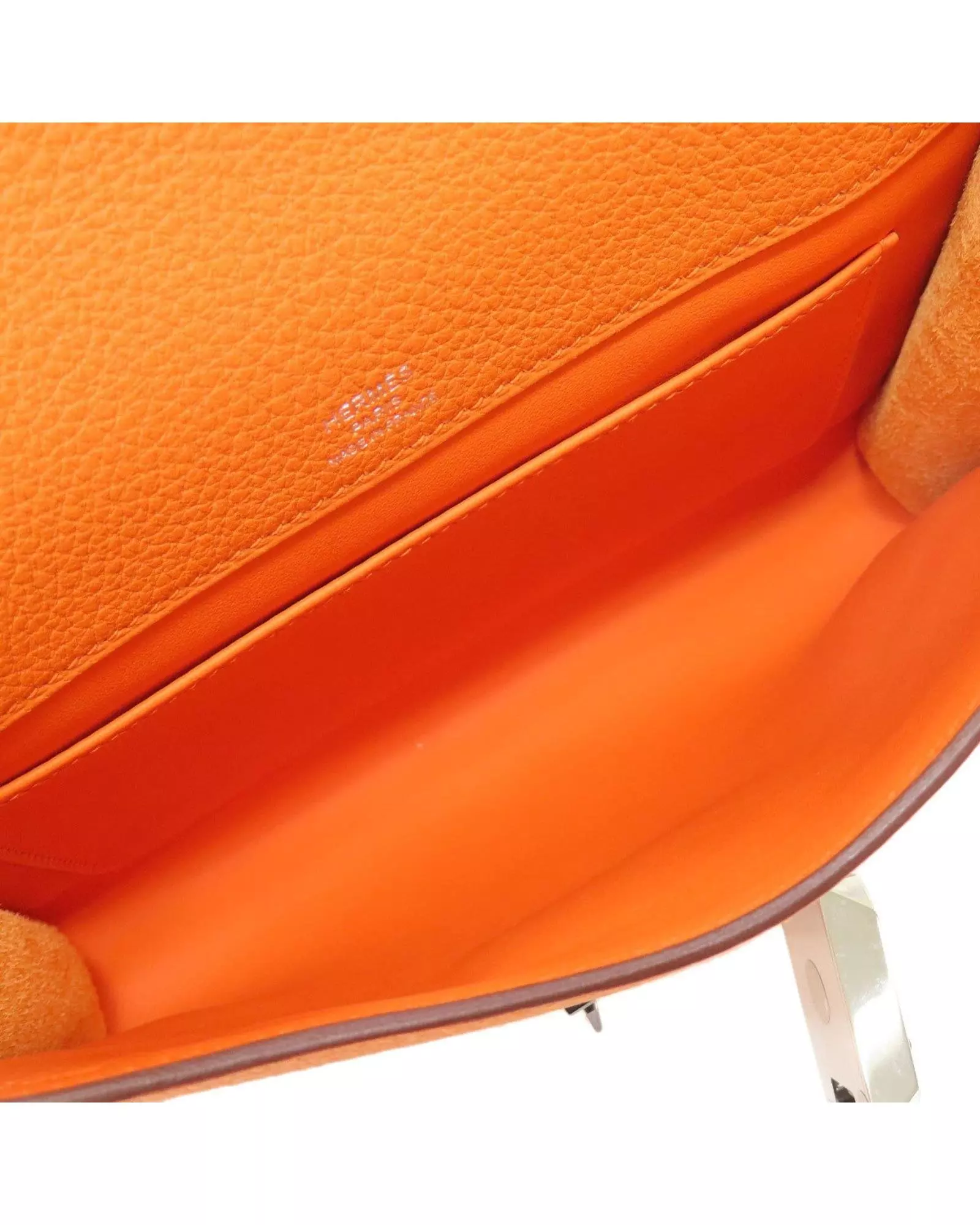 Preloved Mini Kelly Crossbody Bag Wo - Orange Shoulder Bags alternative image