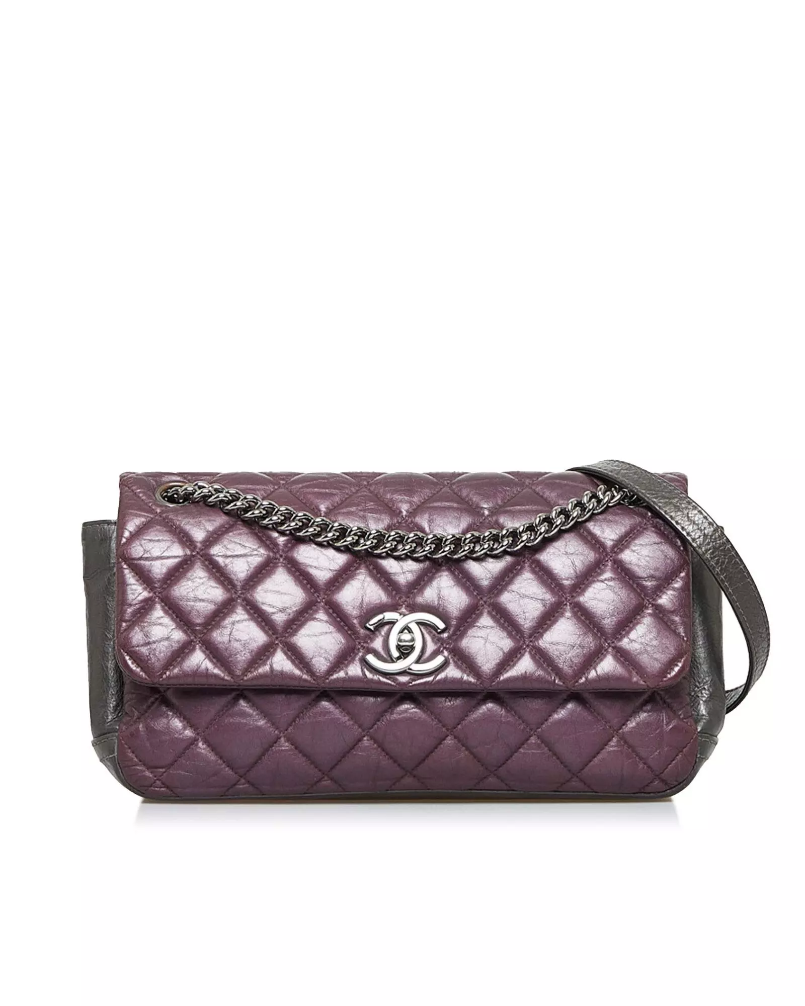 Leather flap bag sale