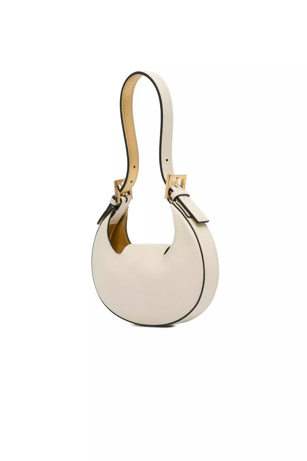 Fendi Preloved First Leather Shoulder Bag Wo - White Hobo