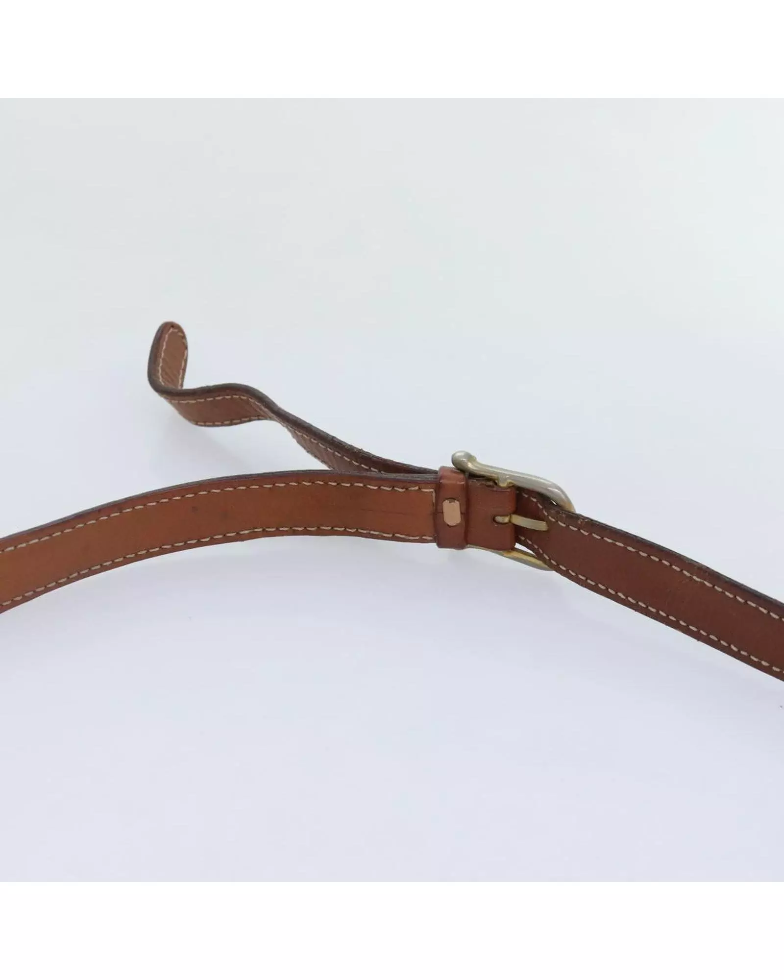 Preloved Vintage Small Saddle Bag Macadam Style Wo - Brown Shoulder alternative image