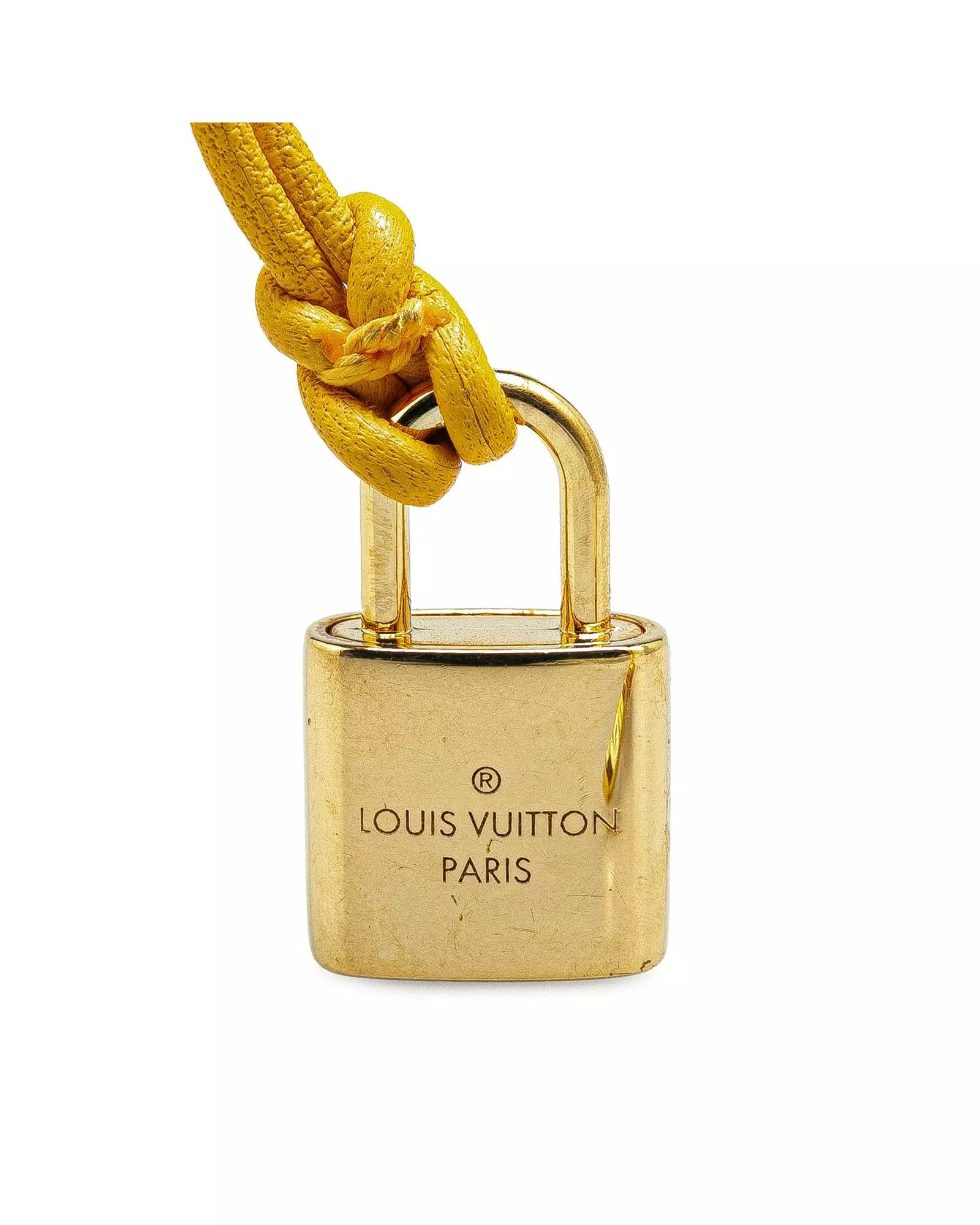 【エレガント♪海外限定】LouisVuitton ブレスレット LV Padlock Louis Vuitton Preloved Gold Plated LV Padlock Bracelet