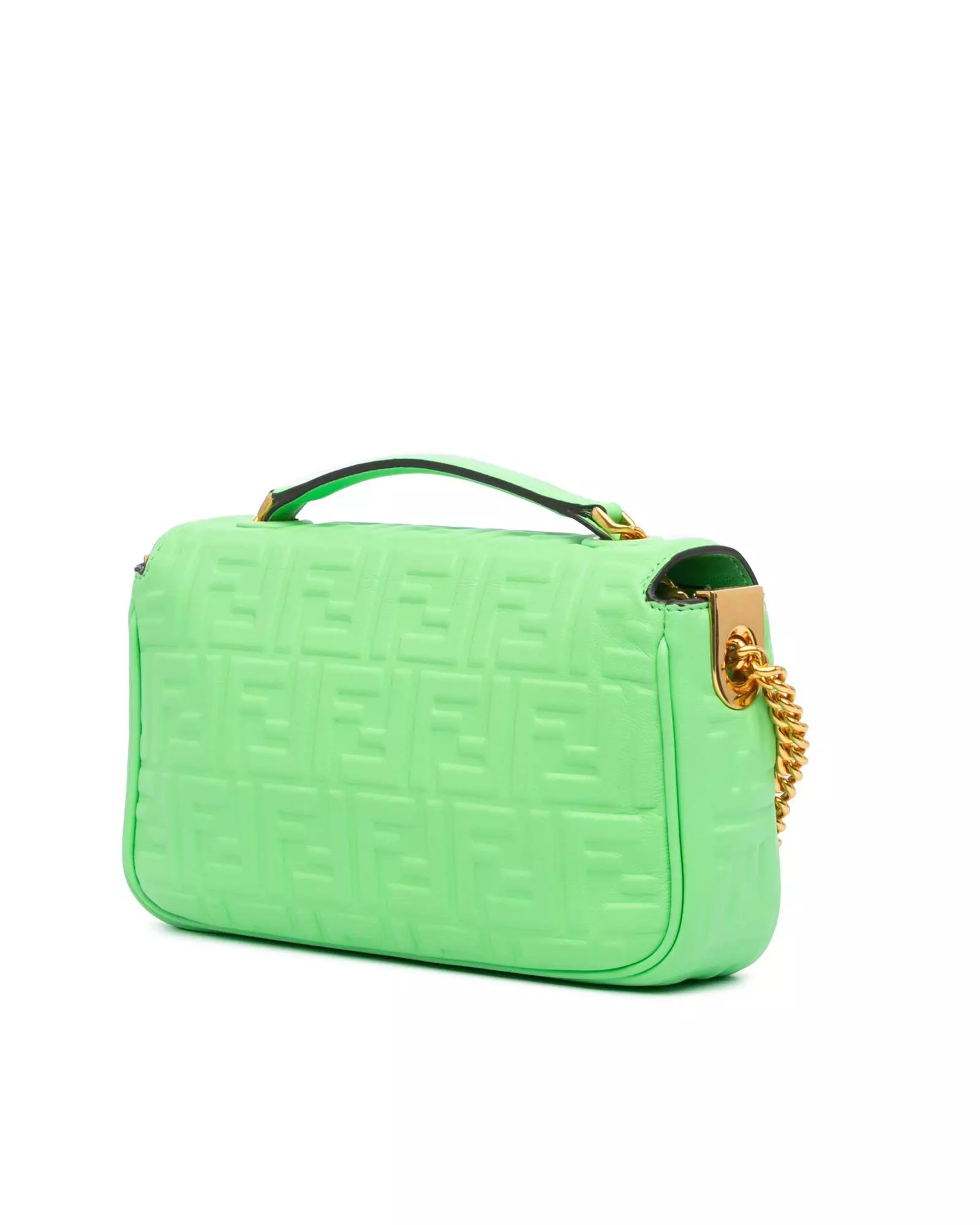 Preloved Mini Baguette Lime Green Women Shoulder Bags alternative image