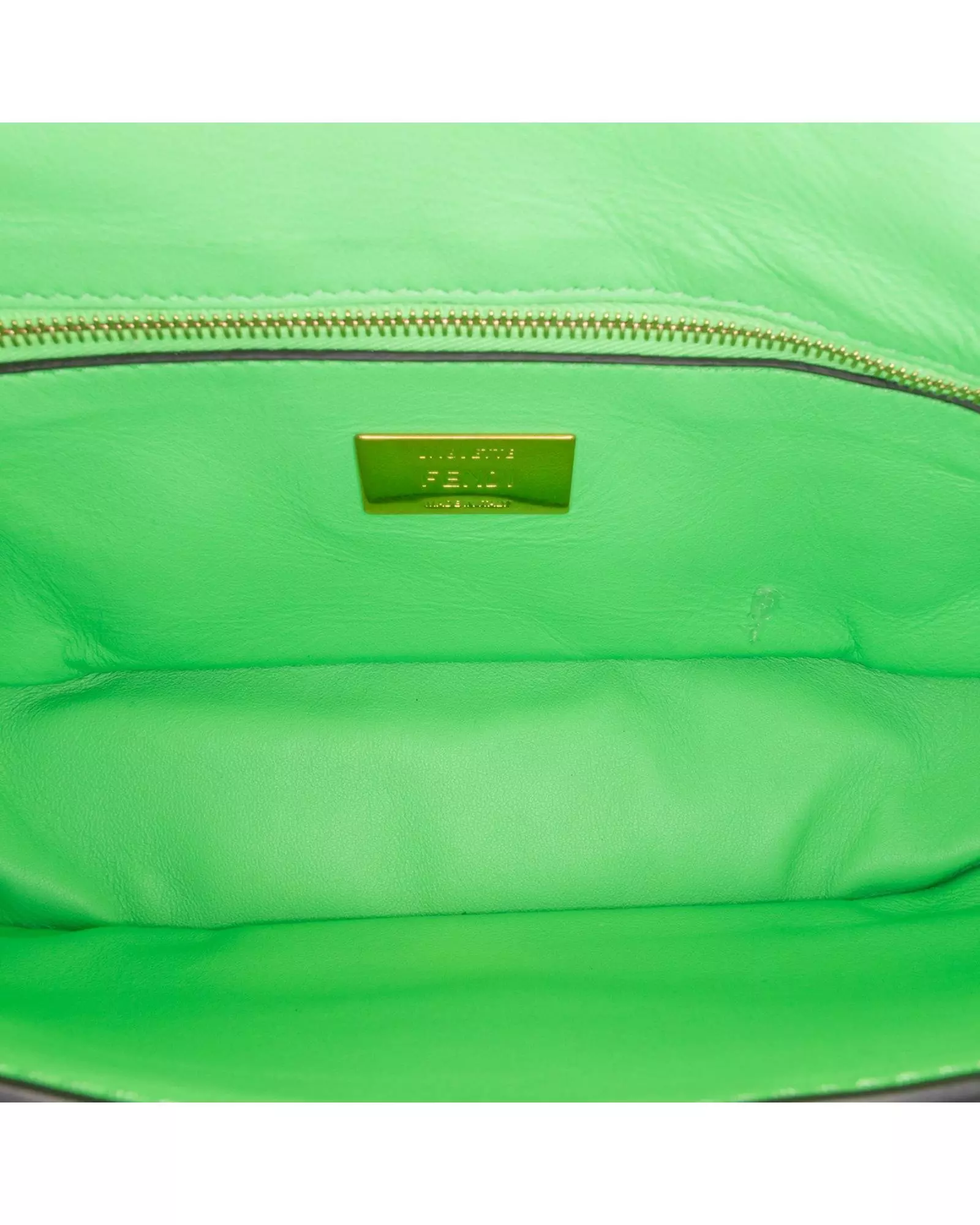 Preloved Mini Baguette Lime Green Women Shoulder Bags alternative image