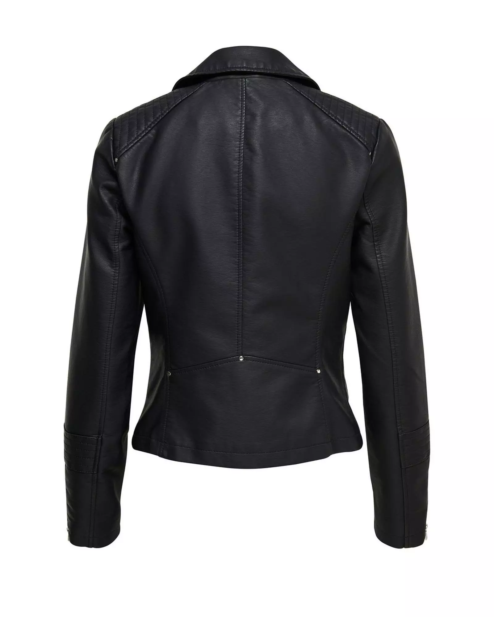 Moto Jacket Long Sleeves Black Women Blazers alternative image