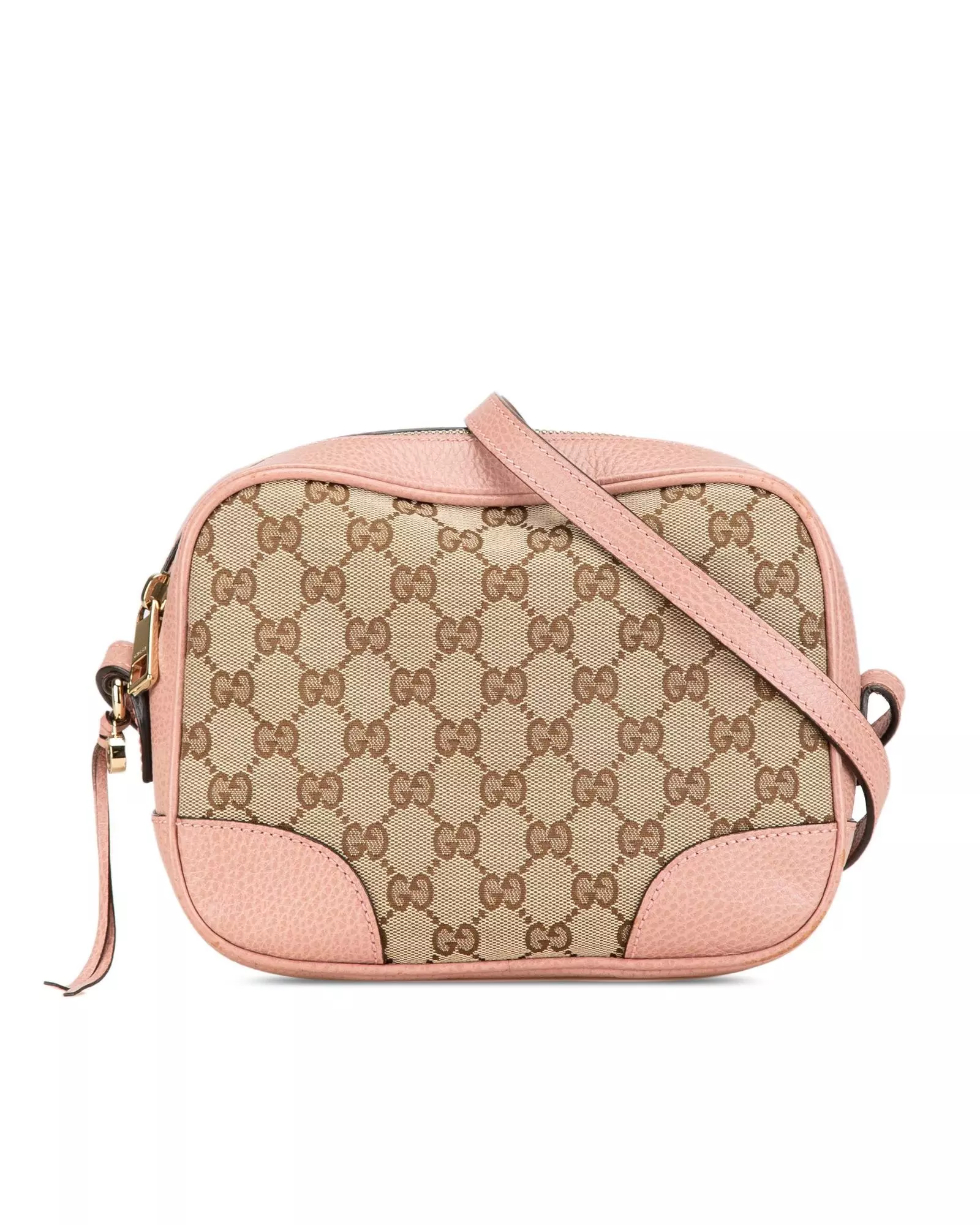Preloved GG Marmont Mini Bag Beige Pink Women - Brown Crossbody Bags alternative image