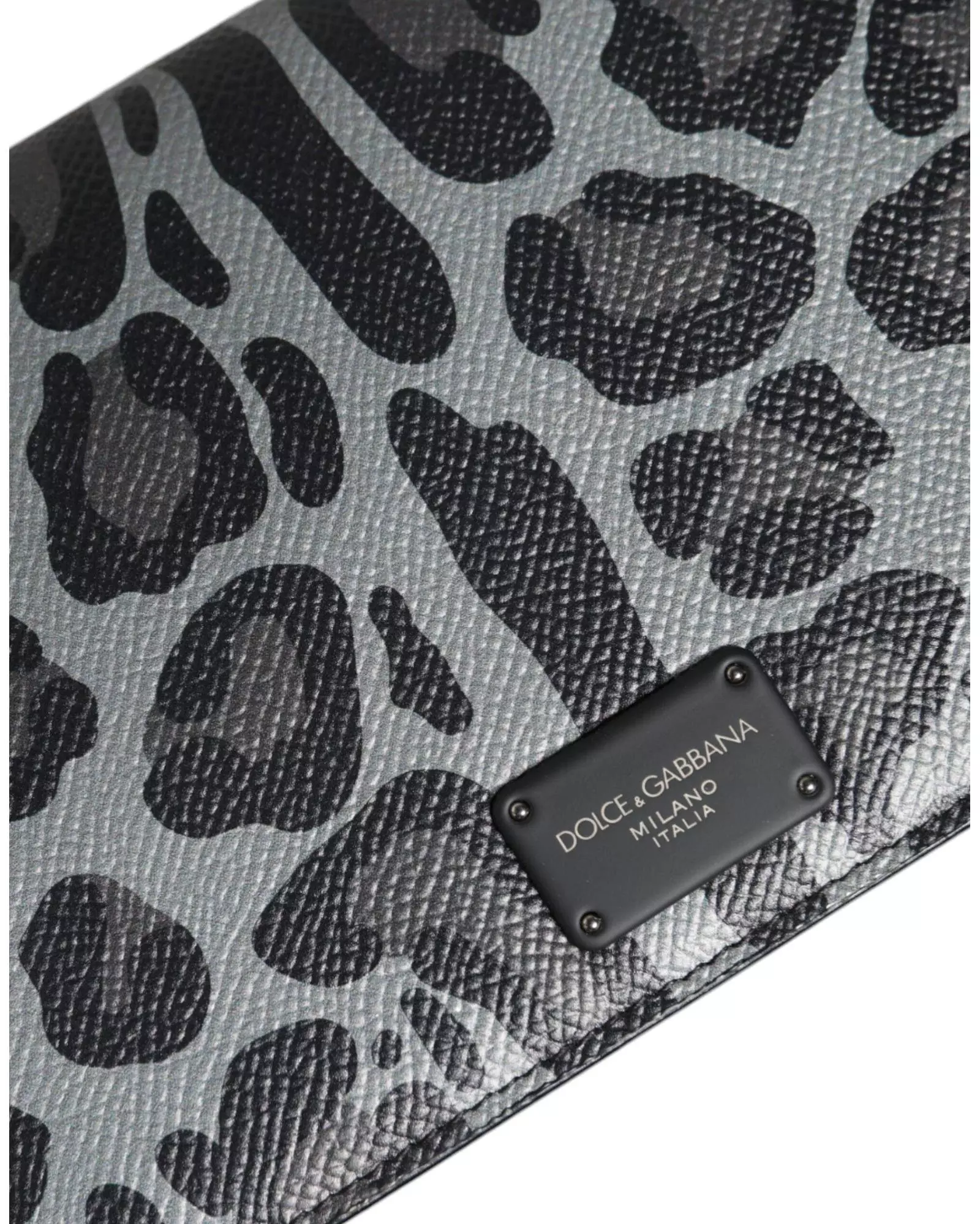 Leopard Print Card Holder Crossbody Wo - Black And Gray Crossbody alternative image