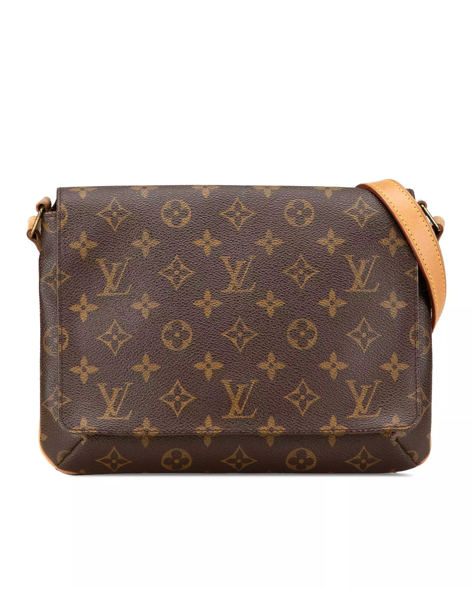 Preloved Monogram Pochette Crossbody Bag Women - Brown Shoulder Bags alternative image