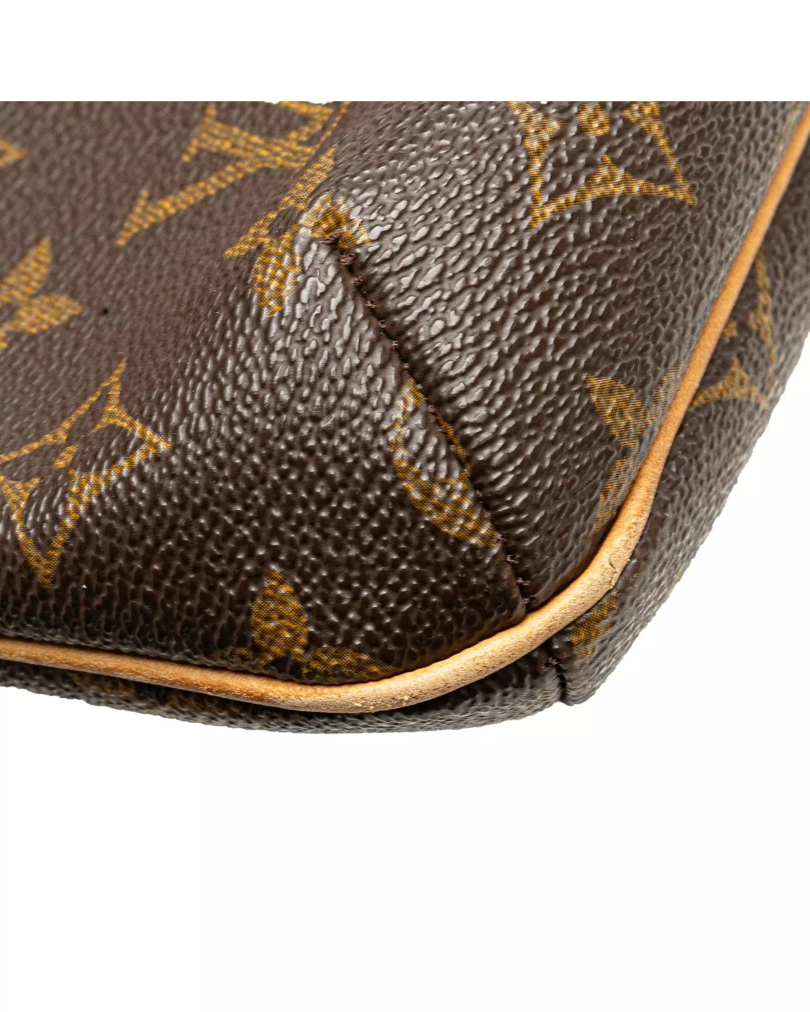 Preloved Monogram Pochette Crossbody Bag Women - Brown Shoulder Bags alternative image