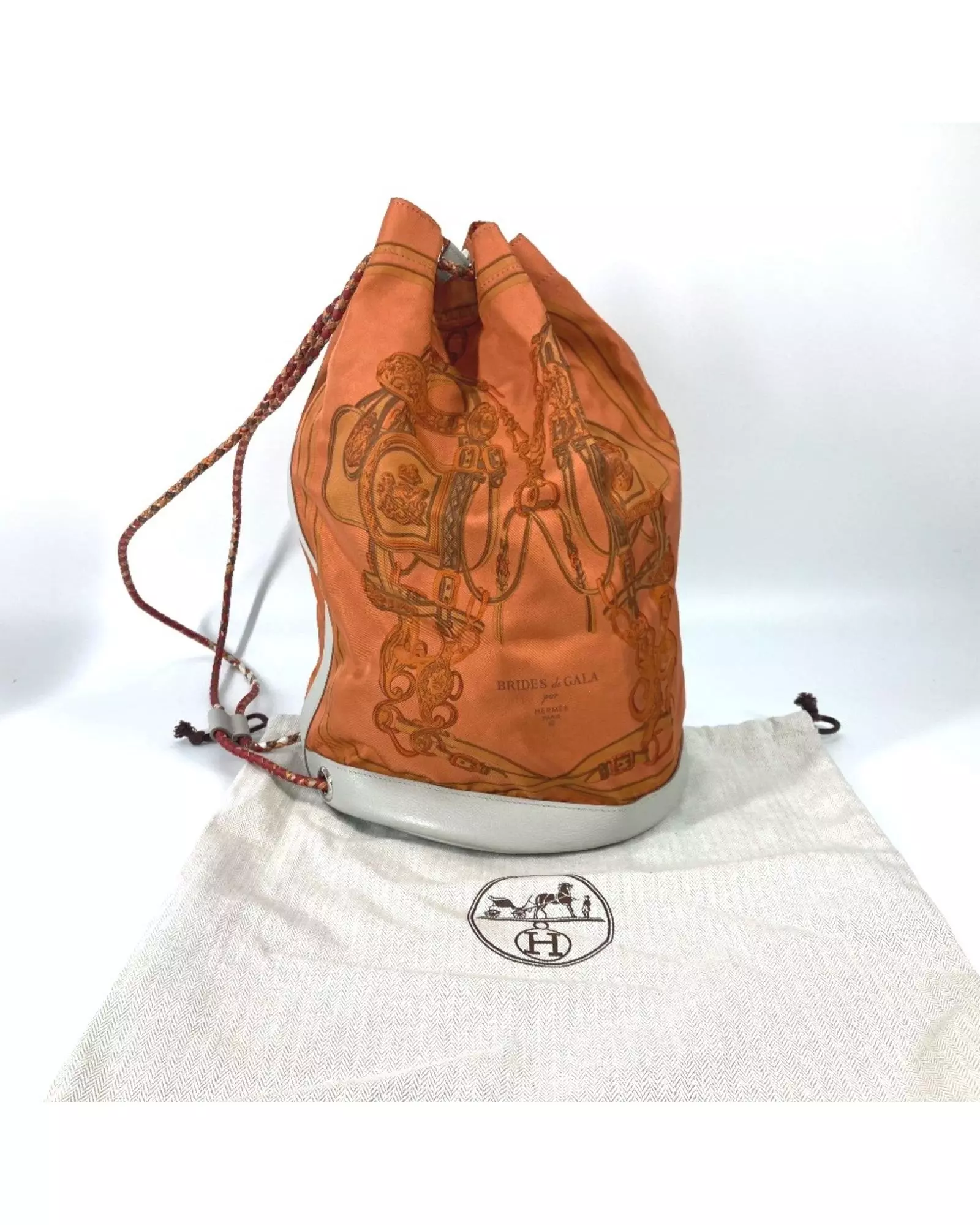 Preloved Brides de Gala Drawstring Bag Wo - Orange Shoulder Bags alternative image