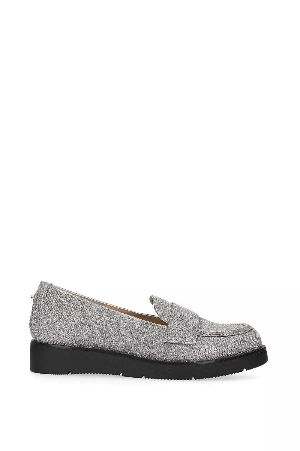 Gold 'Sky' Fabric Flats alternative image