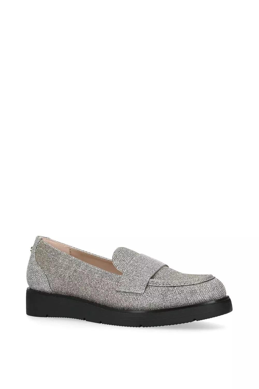 Gold 'Sky' Fabric Flats alternative image
