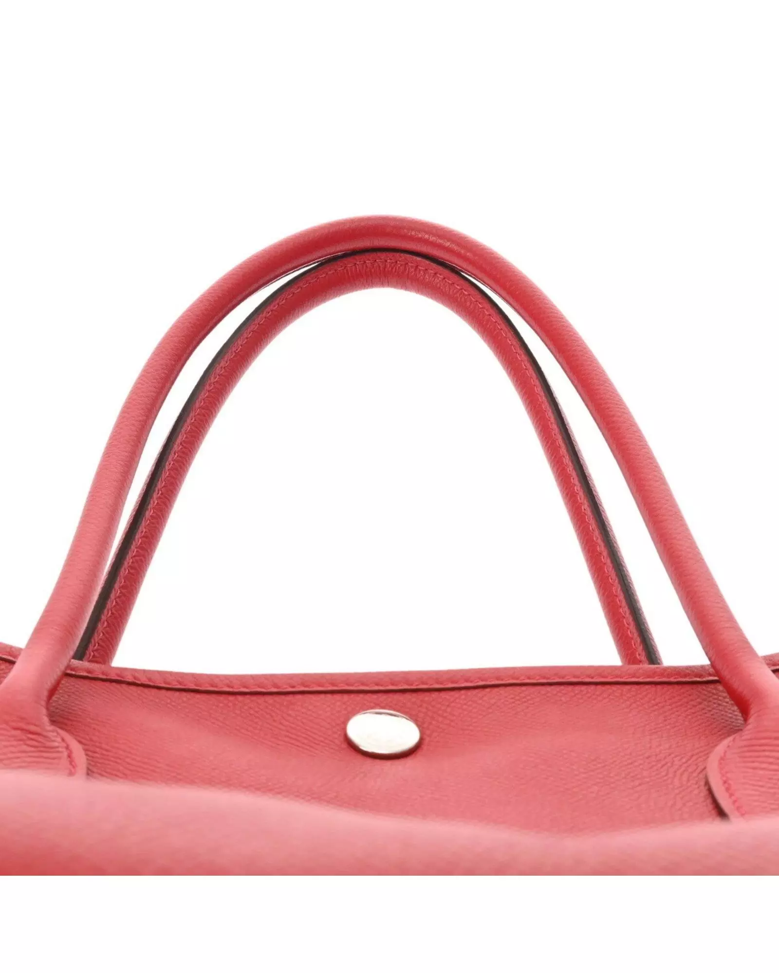 Preloved Picotin Lock Tote Bag Red Leather Women alternative image