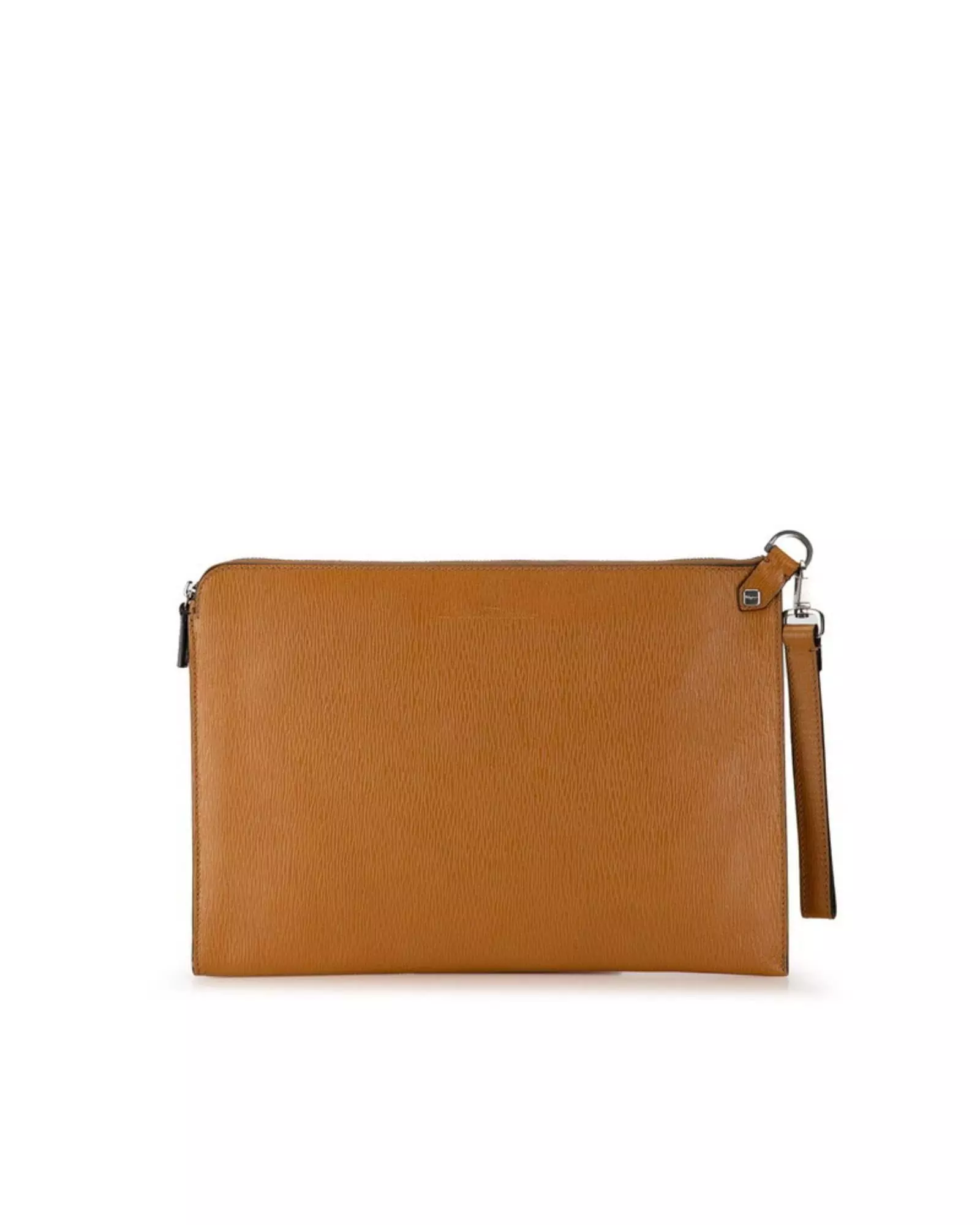 【関税込み】FERRAGAMO Leather clutch Ferragamo logo-embossed Leather Clutch Bag | Black | FARFETCH