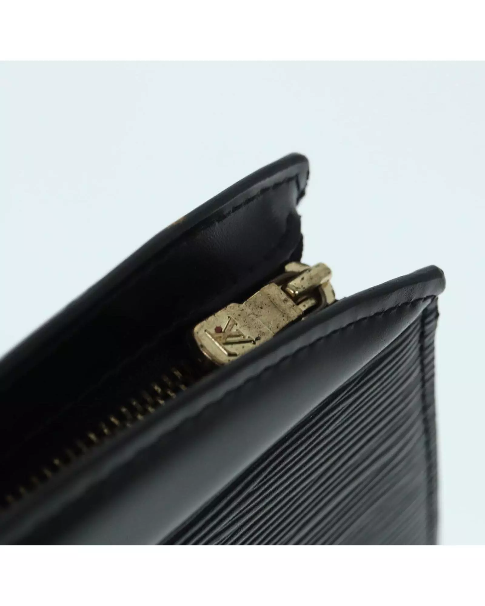Preloved Epi Leather Zip Clutch Wallet Women - Black Wallets alternative image
