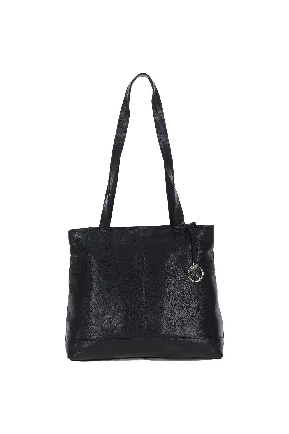 Black 'Alice' Elegant Real Leather Shoulder Bag alternative image