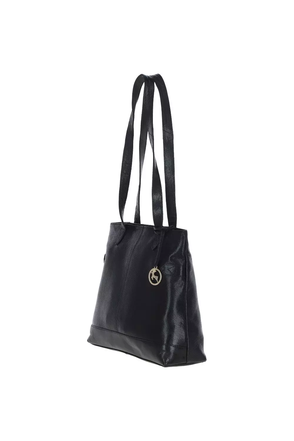 Black 'Alice' Elegant Real Leather Shoulder Bag alternative image