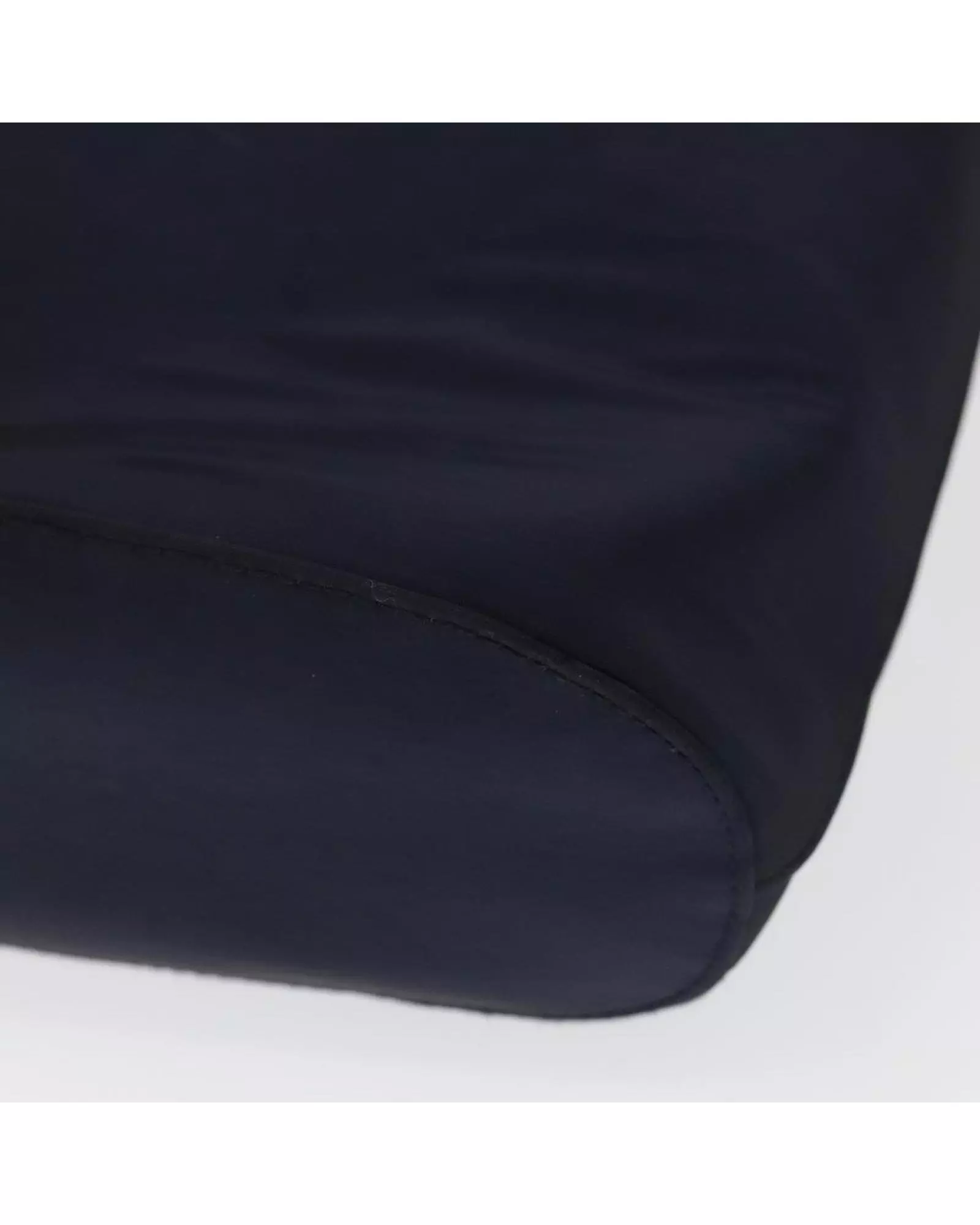 Preloved Neoprene Tote Bag CutOut Handle Wo - Navy Handbags alternative image