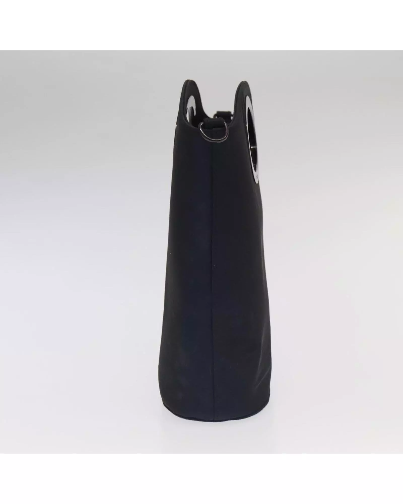 Preloved Neoprene Tote Bag CutOut Handle Wo - Navy Handbags alternative image