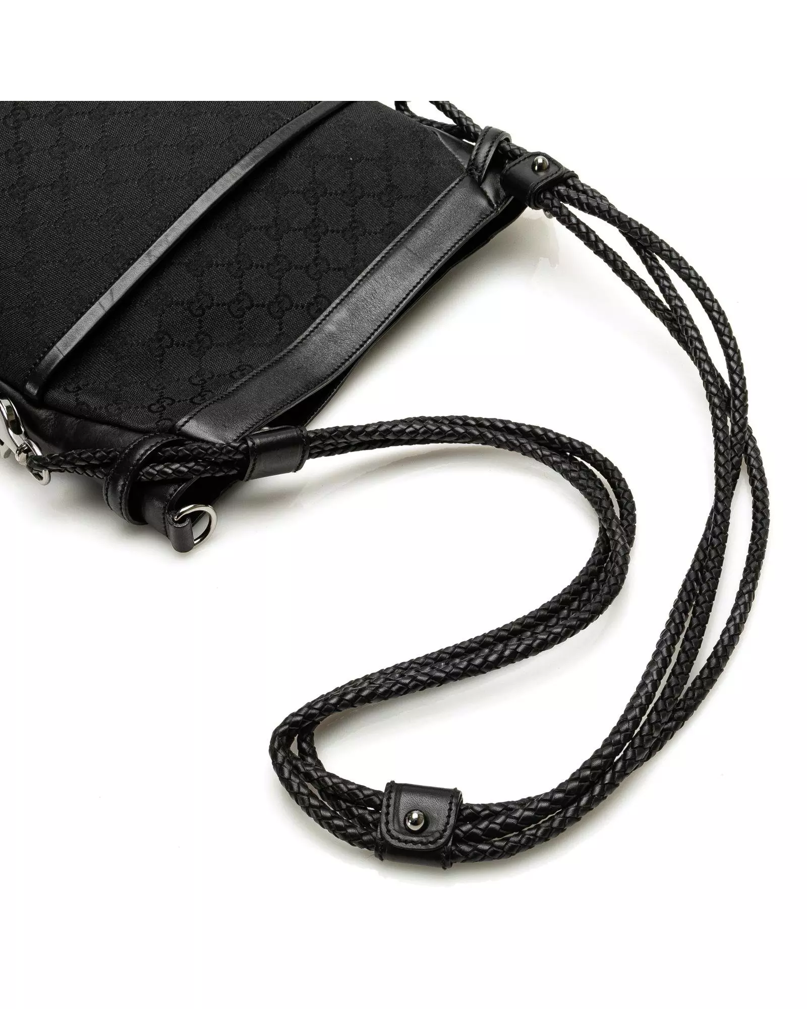 Preloved GG Canvas Crossbody Bag Women - Black alternative image
