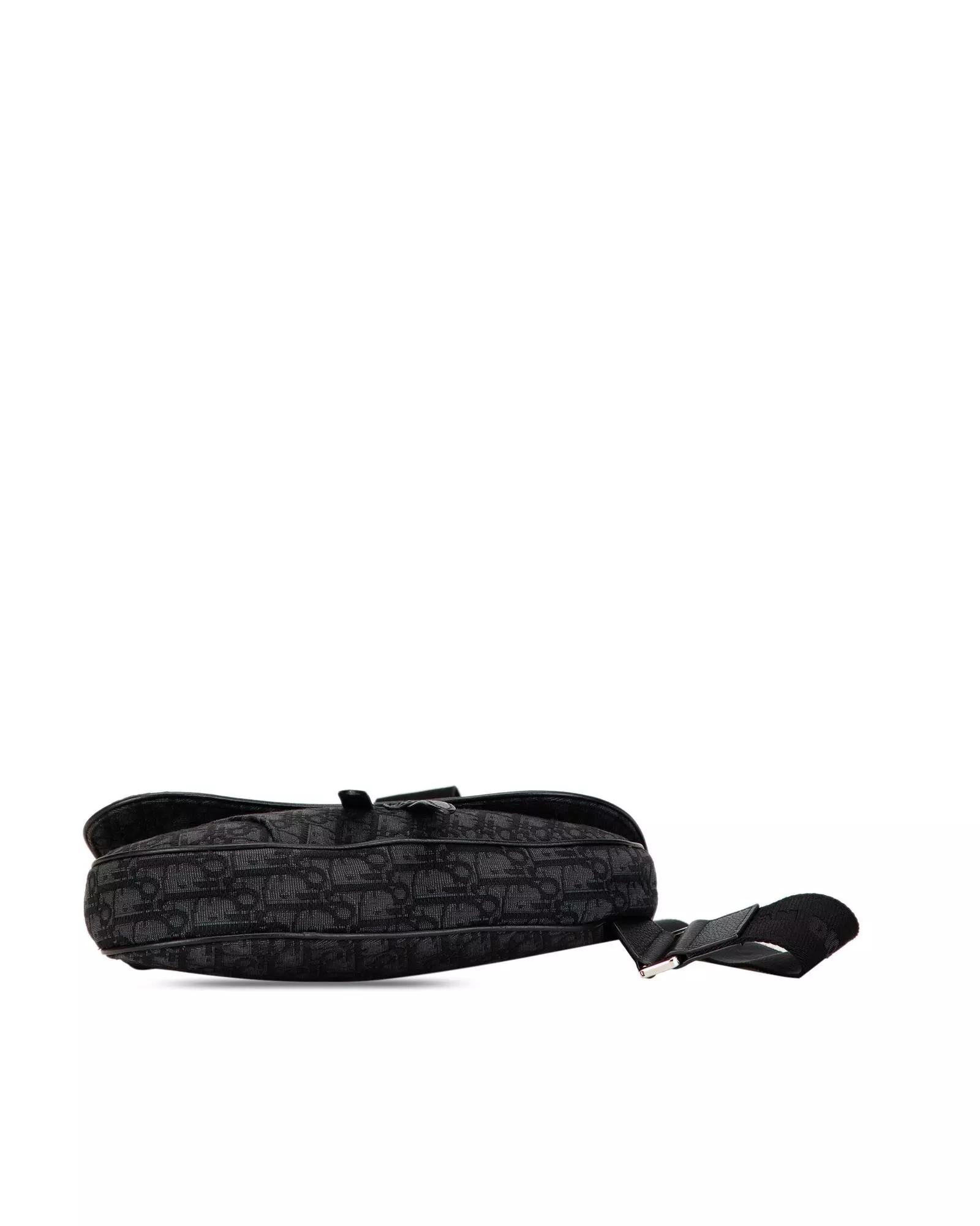 Preloved Saddle Bag Crossbody Oblique Women - Black Crossbody Bags alternative image