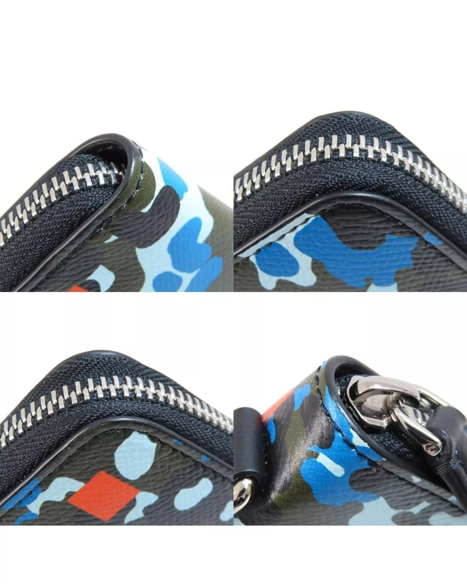 Multi Preloved Camouflage Zip Wallet Multicolor Women - Multicolour alternative image