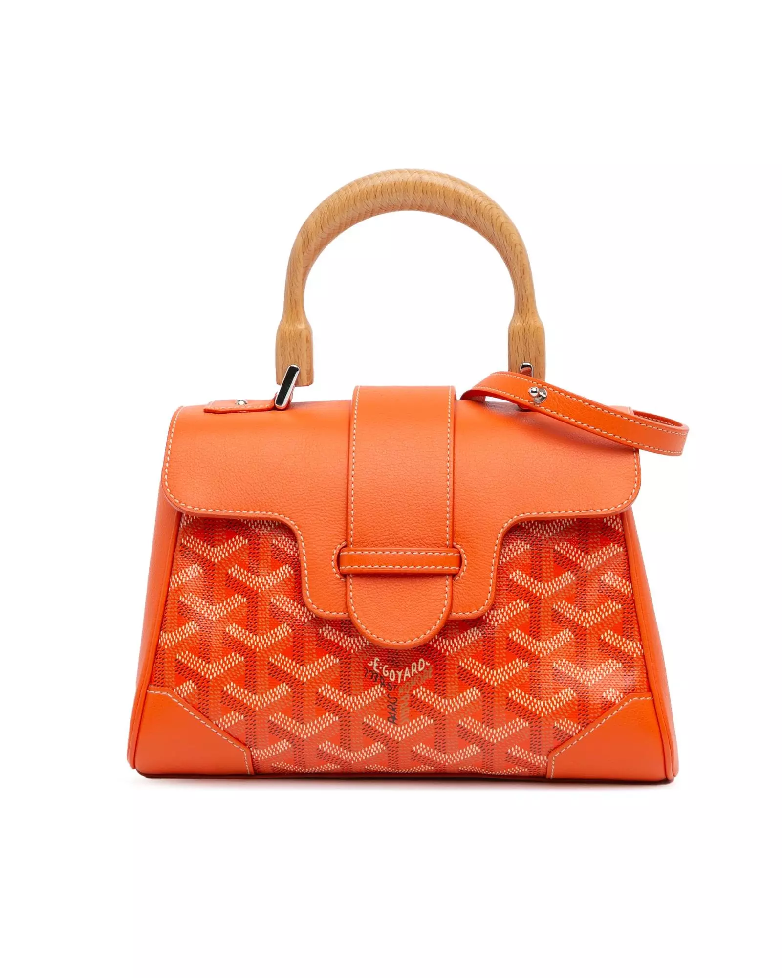 Preloved Petit Cabas Orange Handbag Women Messenger Bags alternative image