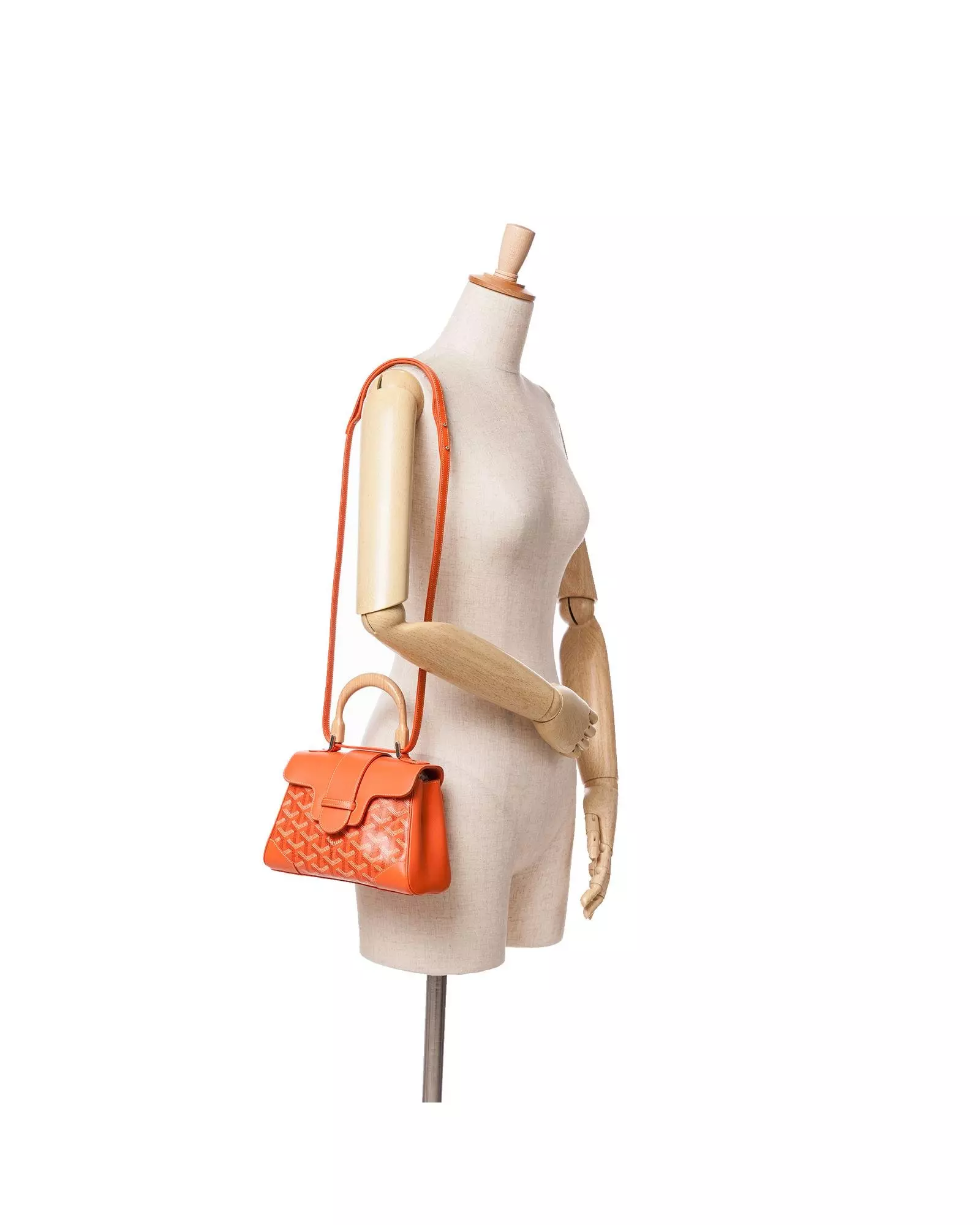 Preloved Petit Cabas Orange Handbag Women Messenger Bags alternative image