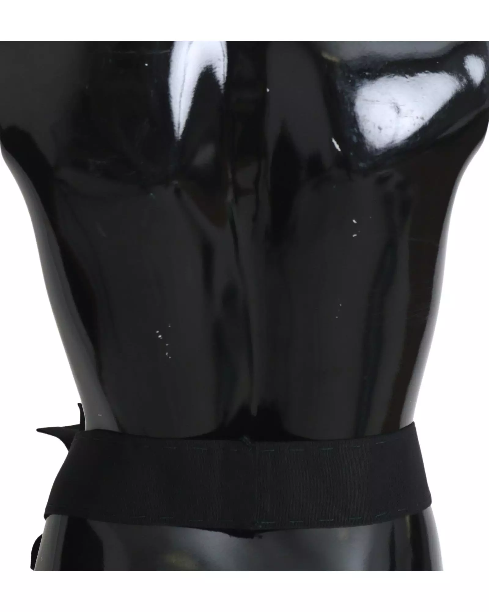 Dolce Gabbana Floral Embellished Belt Wo - Black alternative image