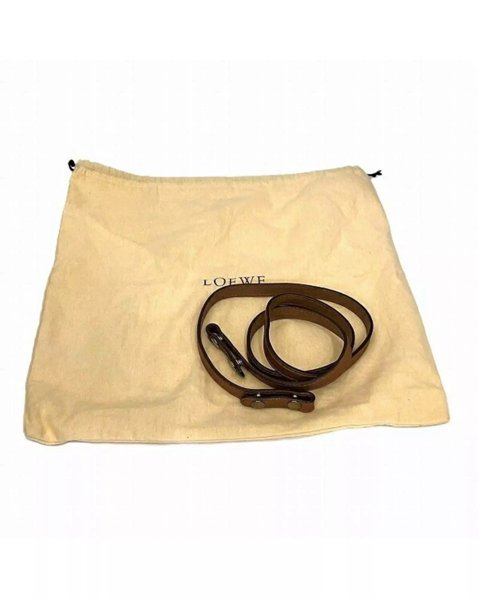 Preloved Amazona Mini Leather Shoulder Bag Women - Brown alternative image
