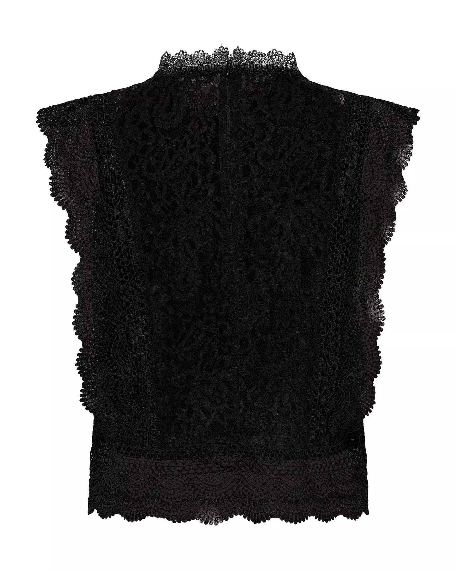 yilon イロン　Blossom lace tops Black Fleur lace blouse – YILON