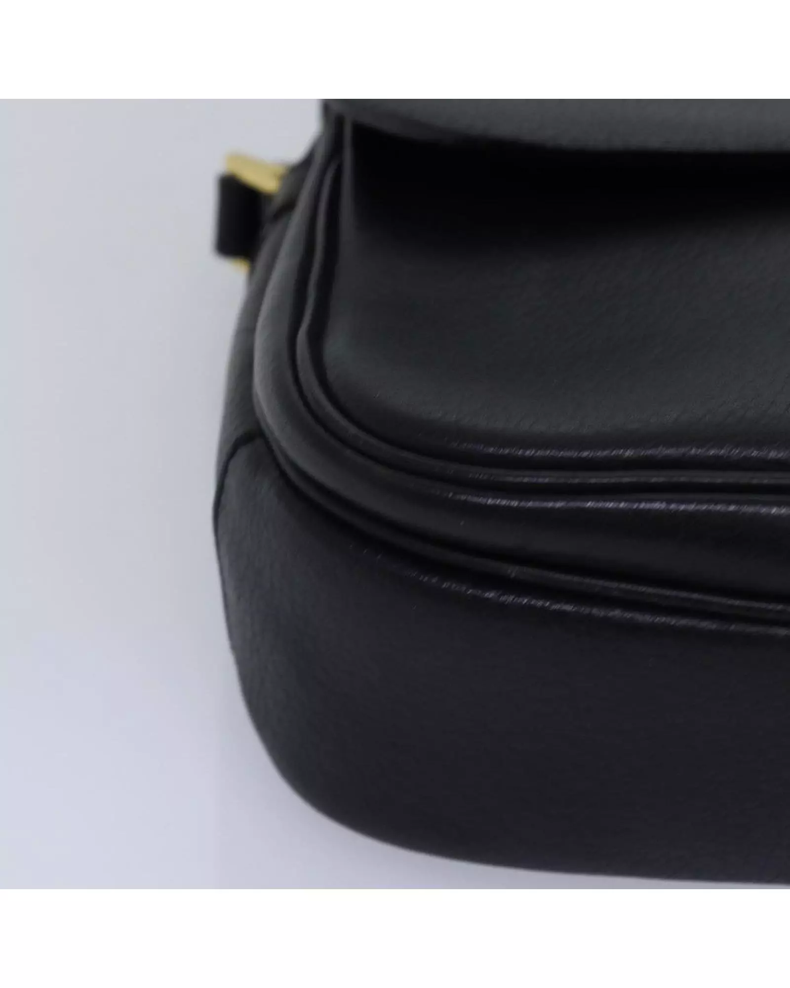 Preloved Leather Crossbody Bag Women - Black Shoulder Bags alternative image