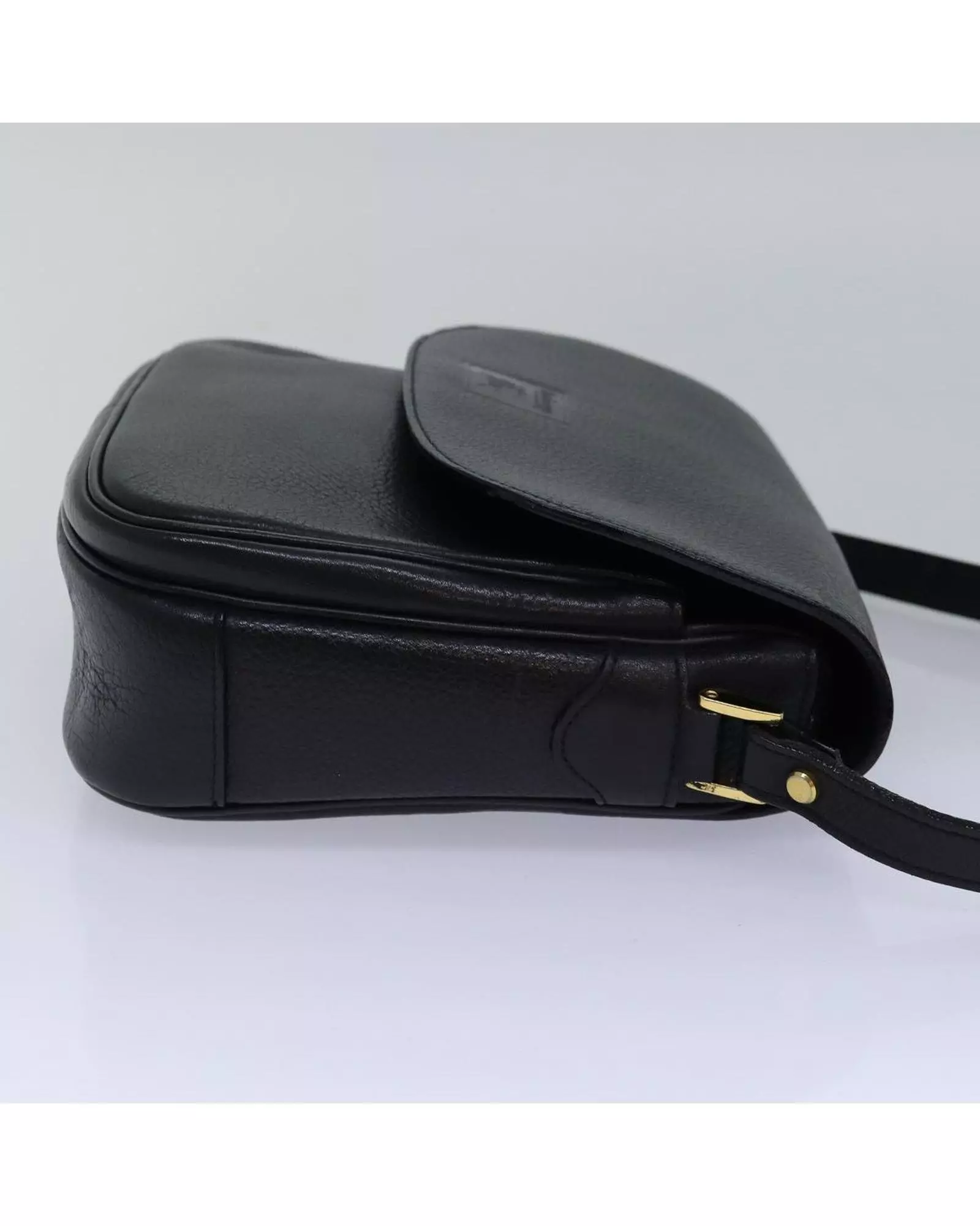 Preloved Leather Crossbody Bag Women - Black Shoulder Bags alternative image