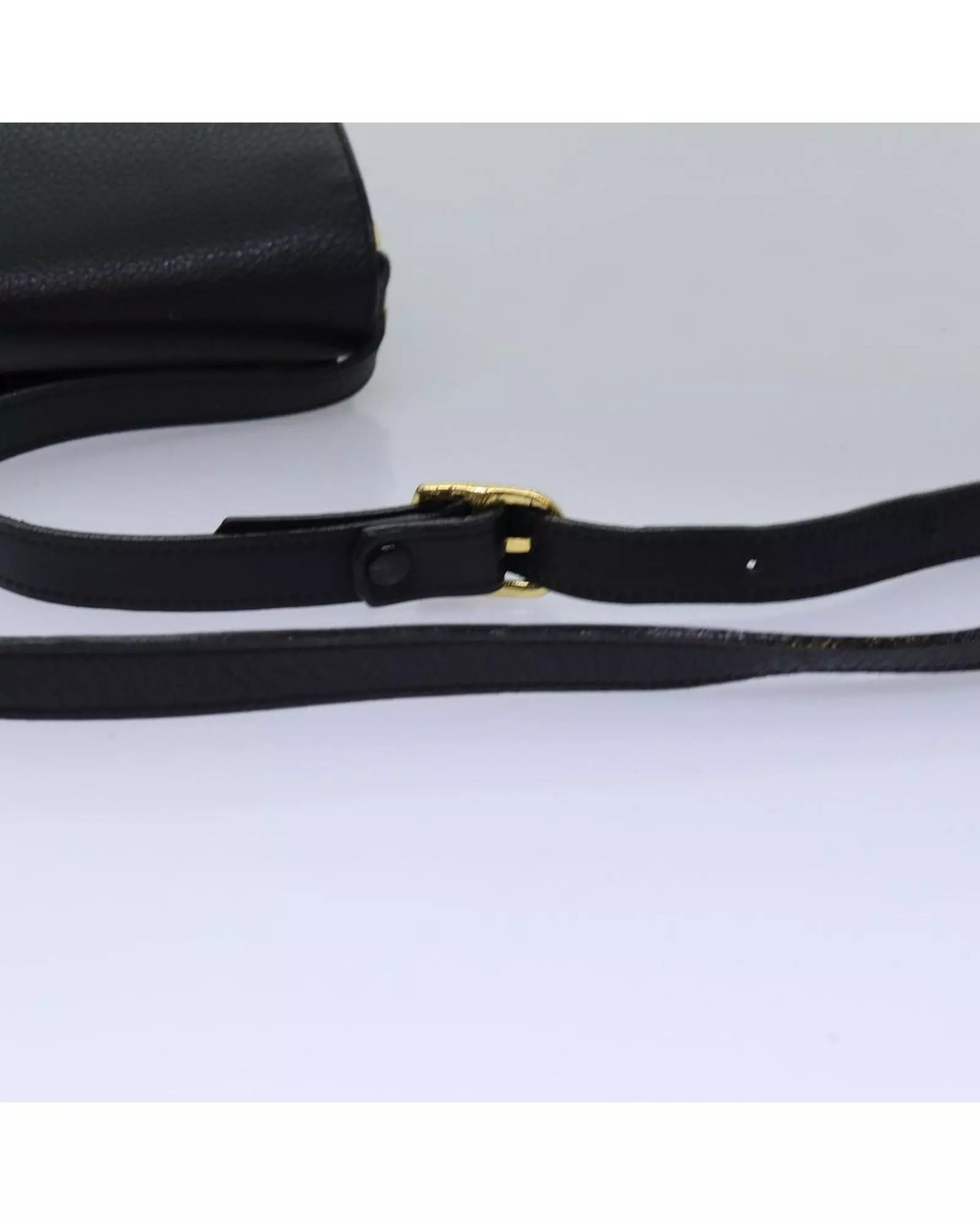 Preloved Leather Crossbody Bag Women - Black Shoulder Bags alternative image